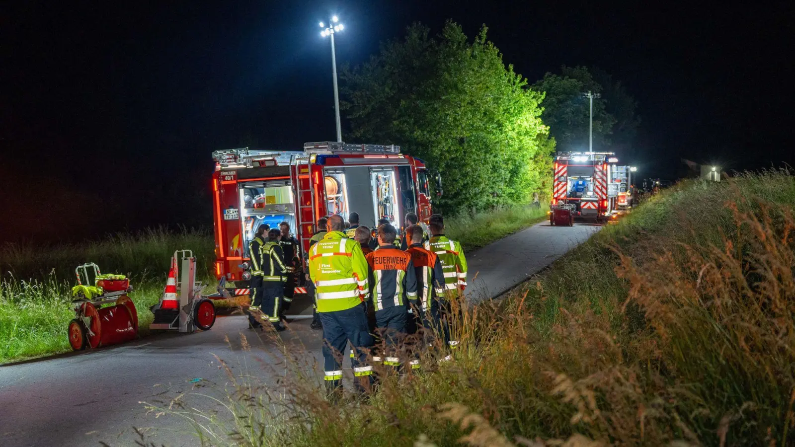 Bei Teunz verunglückten zwei Insassen eines Golfkarts tödlich. (Bild: Lars Haubner/NEWS5/dpa)