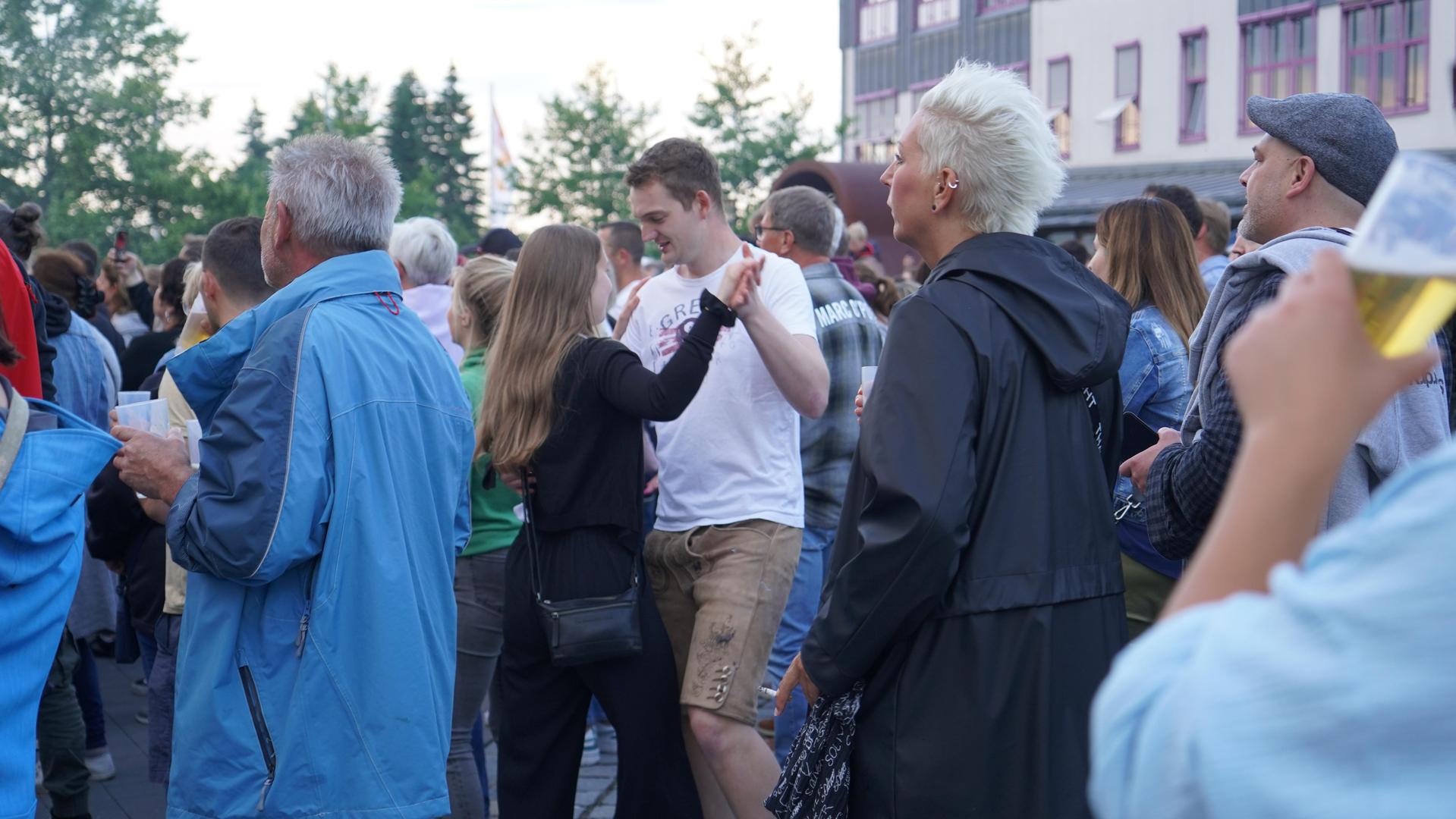 Die österreichische Band „Seiler und Speer” beim Campus Open Air 2023. (Bild: mcl)