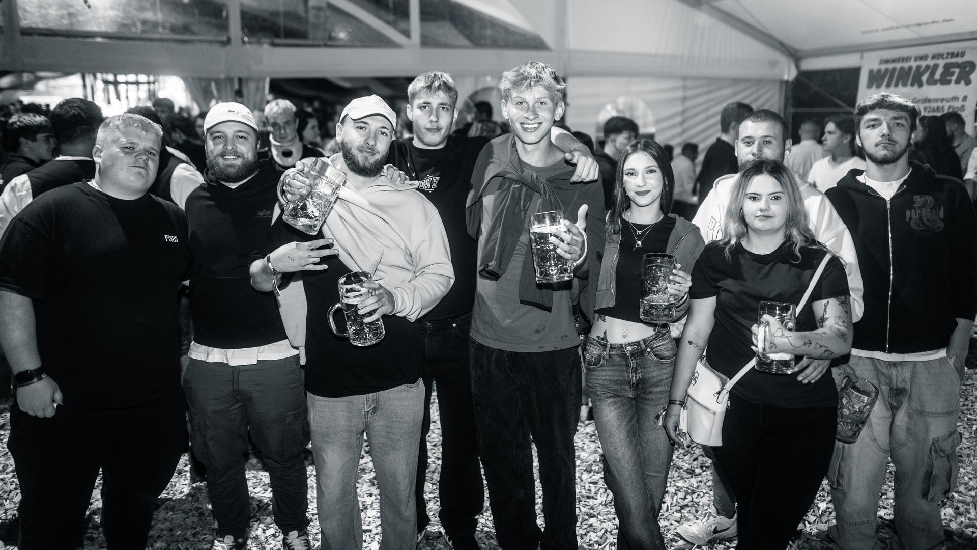 Die Bilder vom Freitagabend der Flosser Kirwa 2025 (Bild: Hannes Stock)