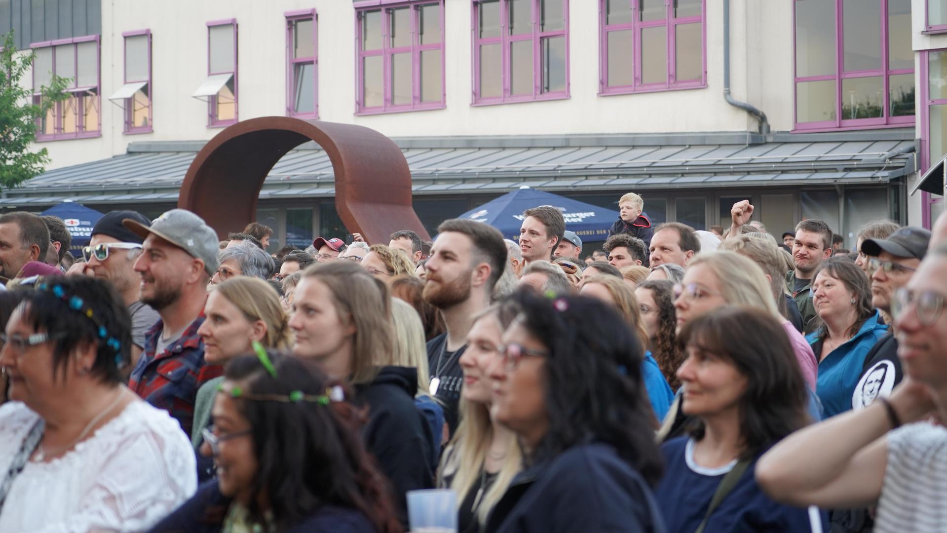 Die österreichische Band „Seiler und Speer” beim Campus Open Air 2023. (Bild: mcl)