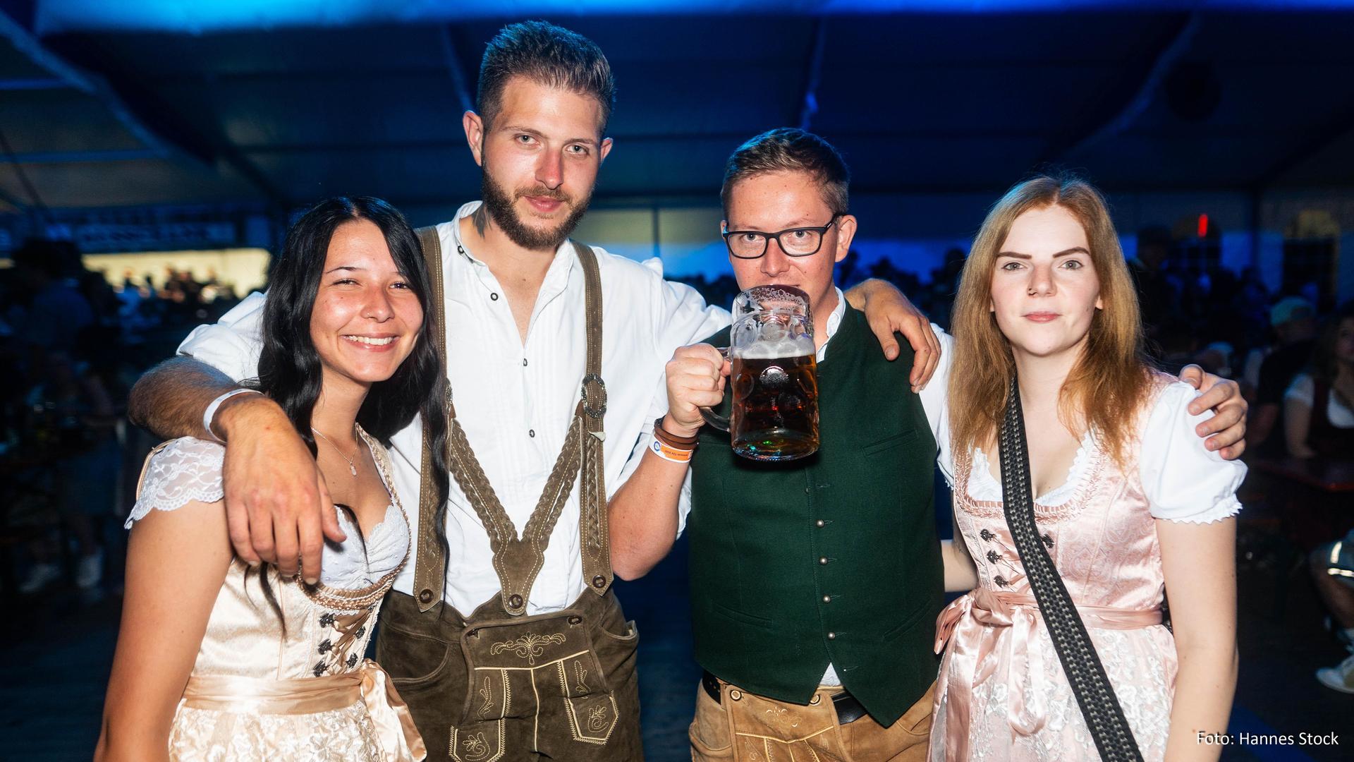 Die besten Bilder zum Auftakt der Flosser Kirwa. (Bild: Hannes Stock)