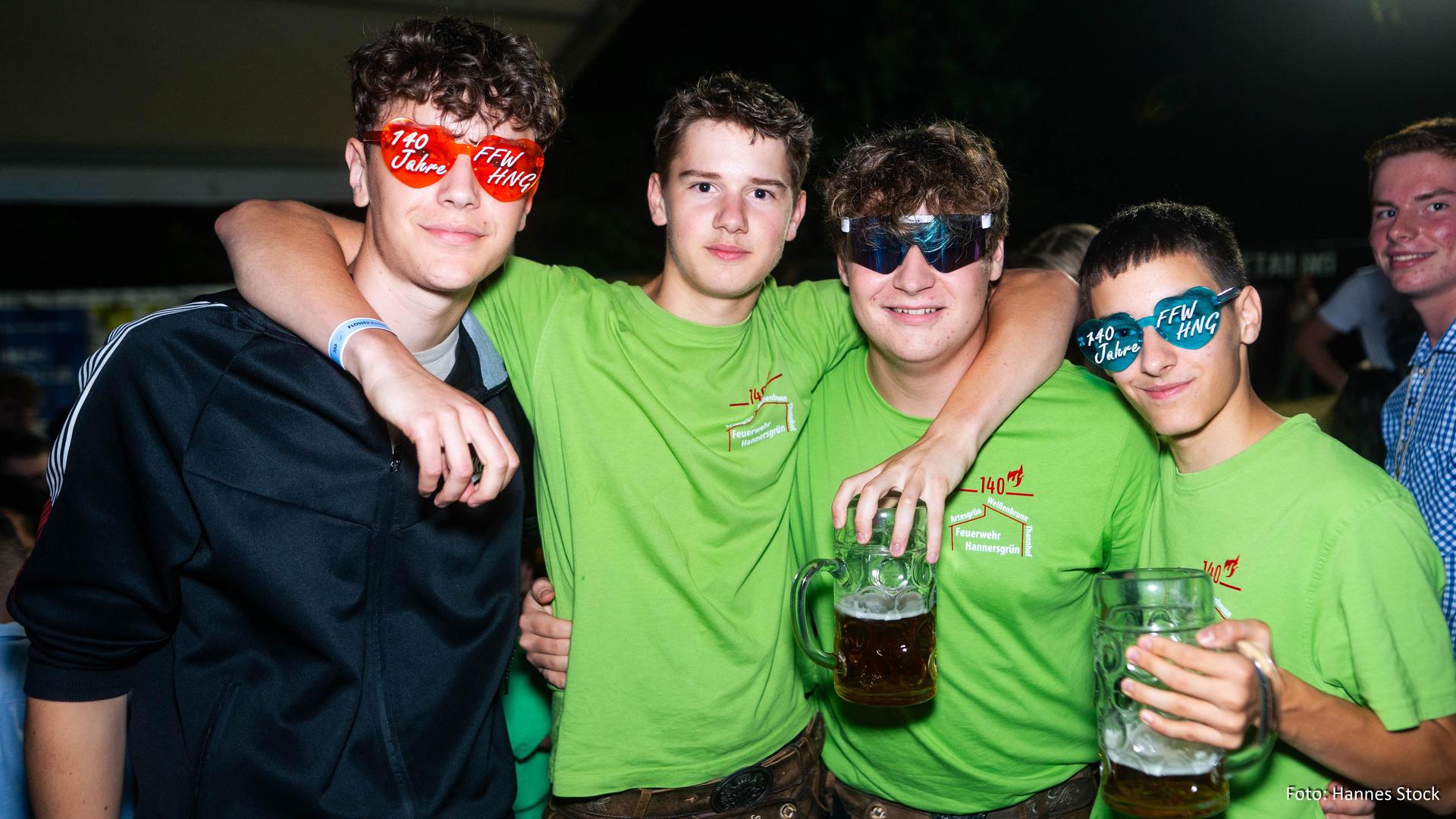 Das war die Flosser Kirwa am Samstag.  (Bild: Hannes Stock )