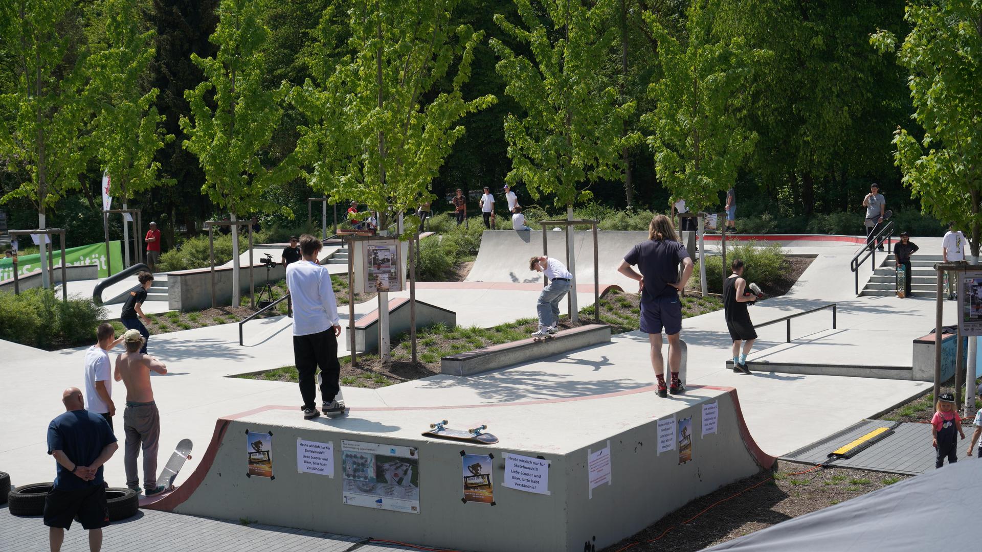 Der 2. Skatecontest in Weiden.  (Bild: mcl)