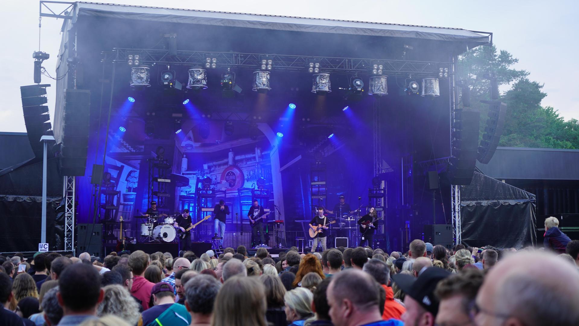 Die österreichische Band „Seiler und Speer” beim Campus Open Air 2023. (Bild: mcl)