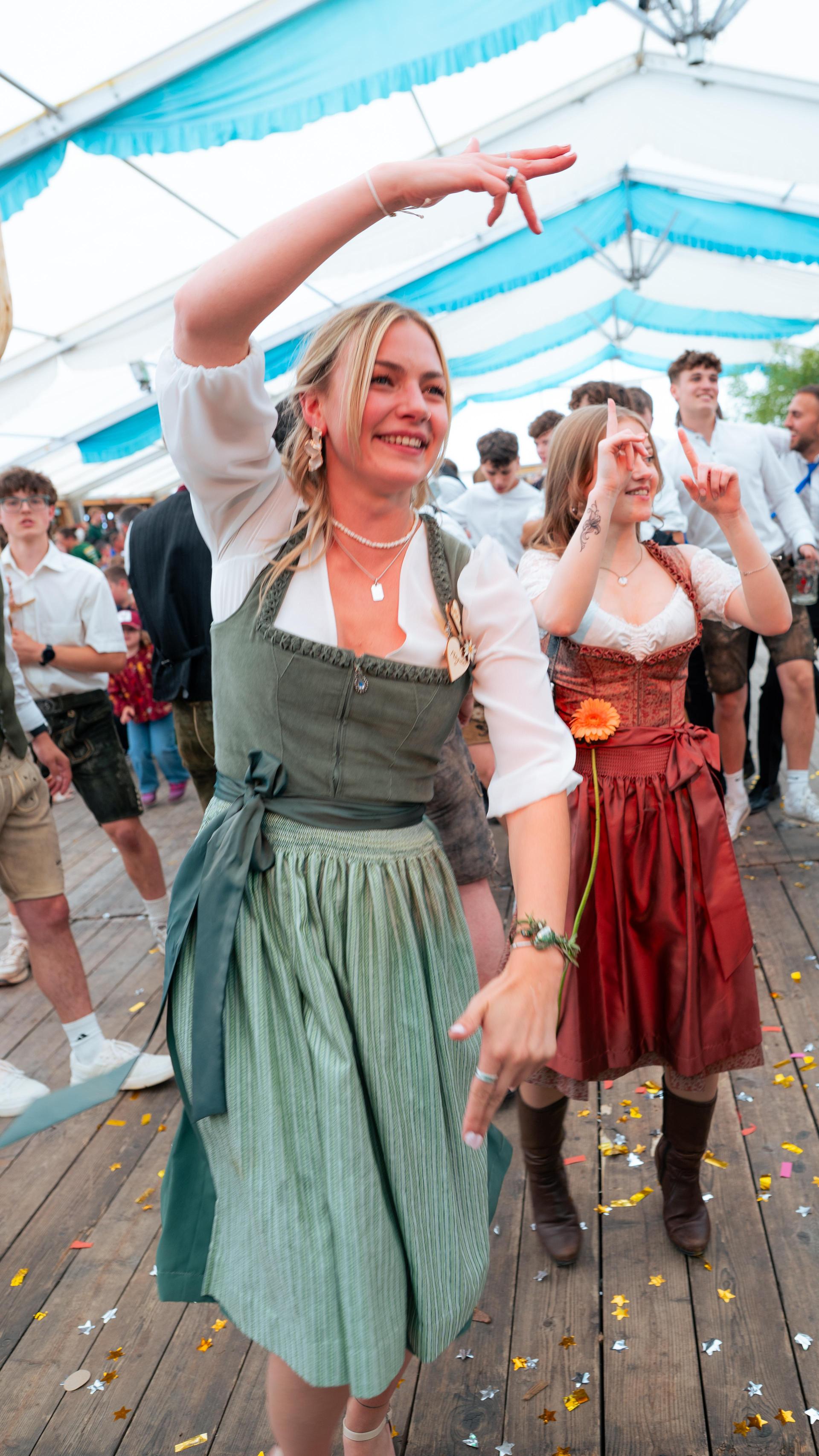 Der Burschenverein Parkstein feierte ein rauschendes Fest. (Bild: Hannes Stock)
