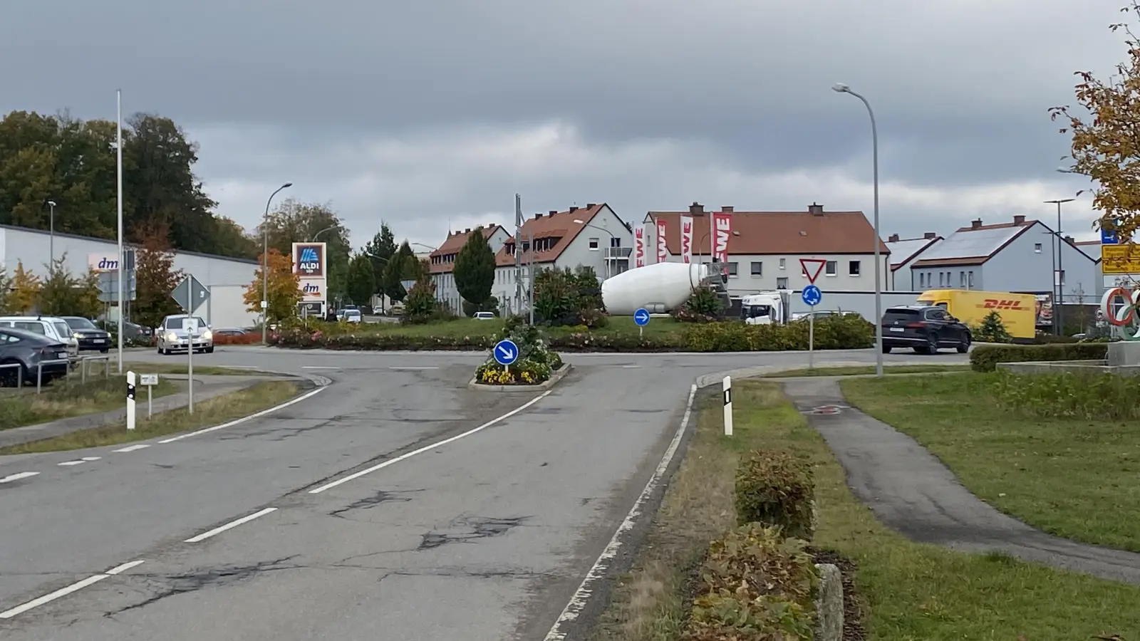 Kreisverkehr Vohenstrauß (Bild: dob)