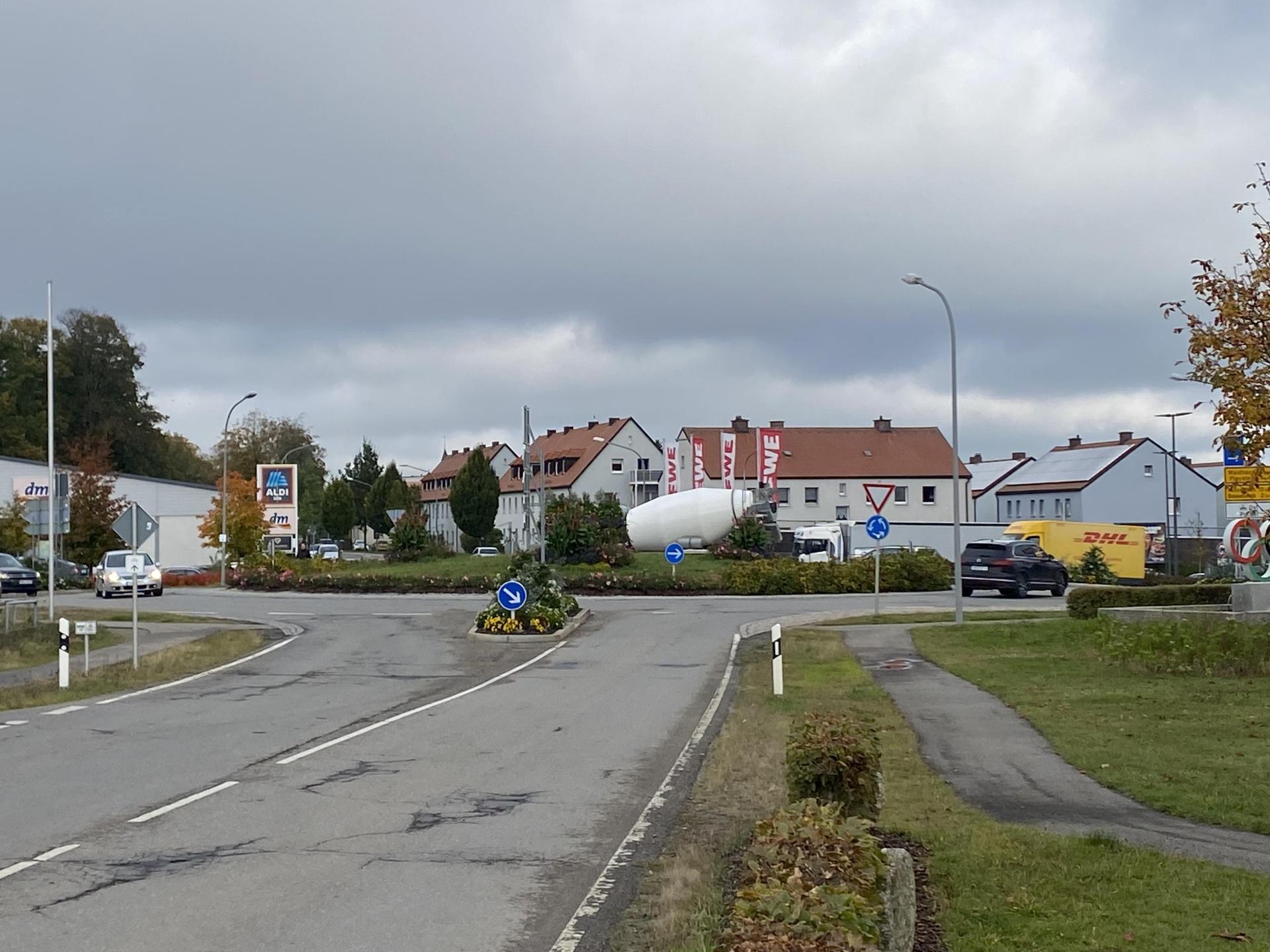 Kreisverkehr Vohenstrauß (Bild: dob)