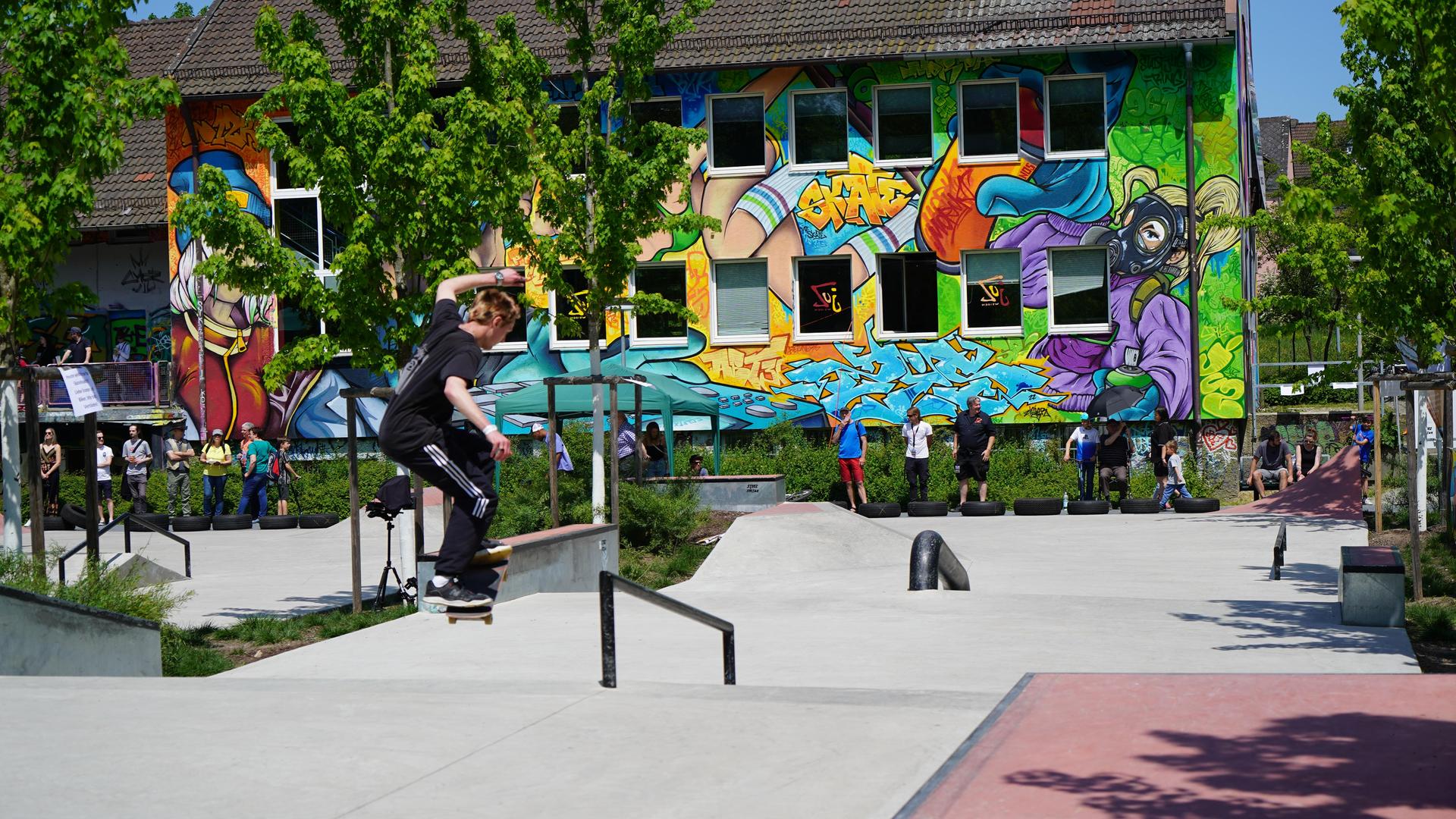 Der 2. Skatecontest in Weiden.  (Bild: mcl)