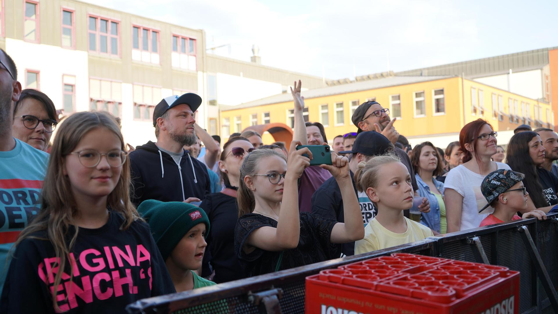 Am Freitagabend spielten „Dicht und Ergreifend” auf dem Campus Open Air. (Bild: mcl)
