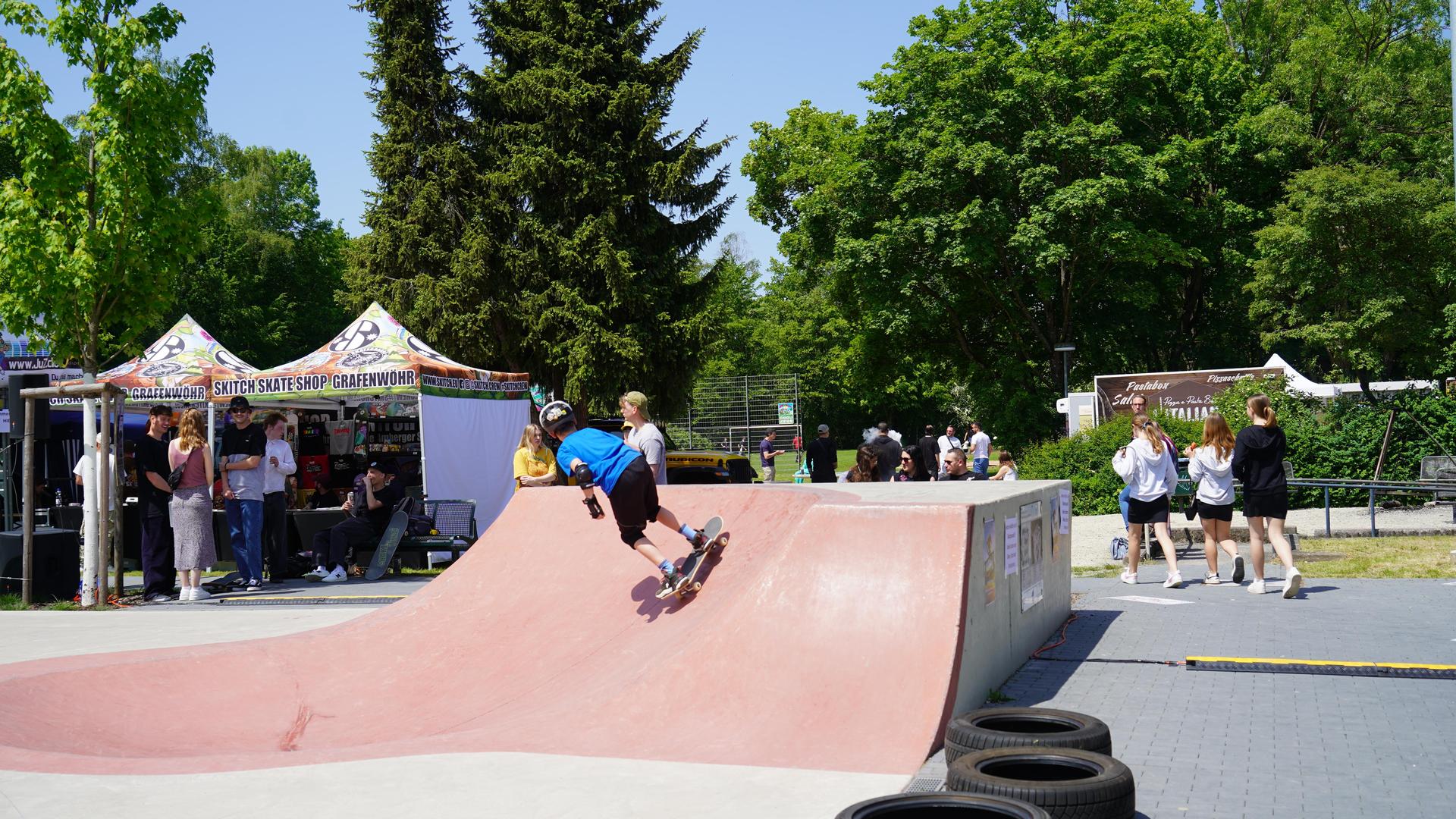 Der 2. Skatecontest in Weiden.  (Bild: mcl)