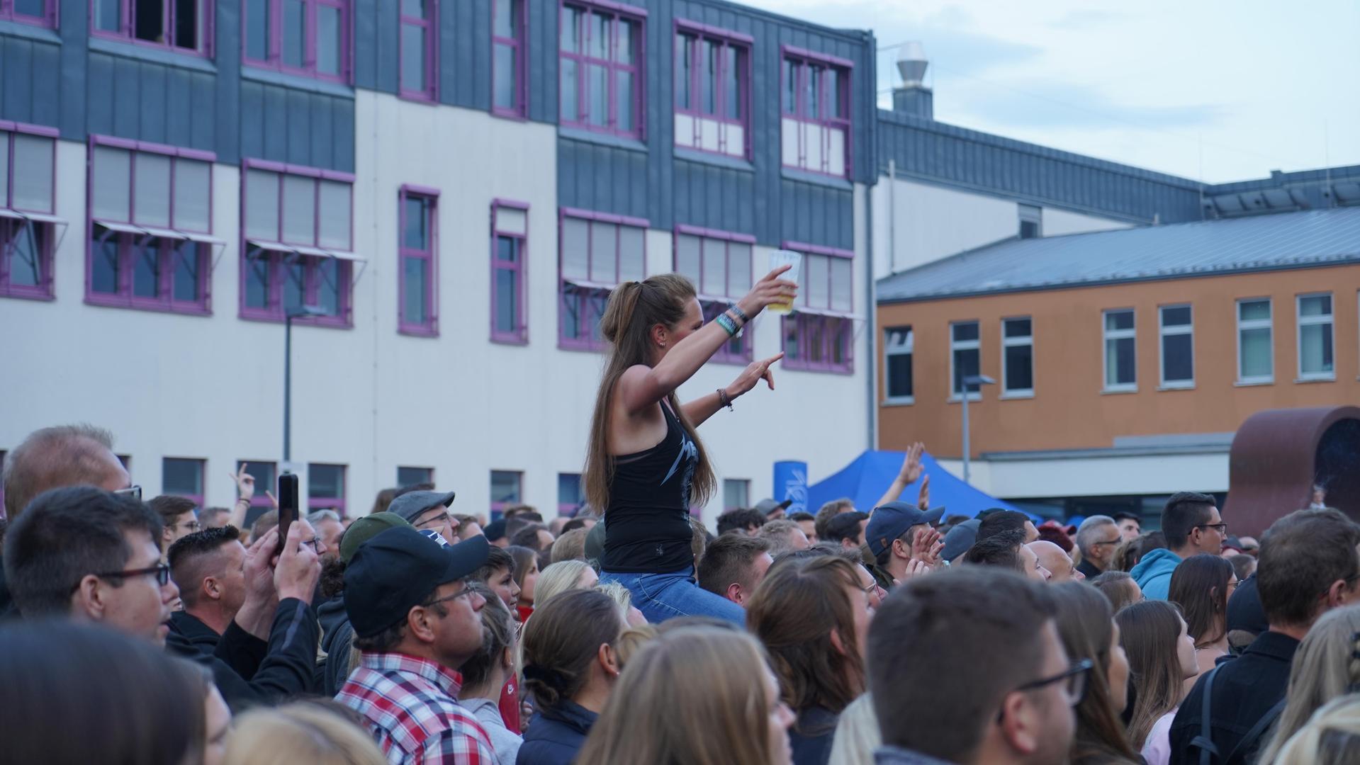 Die österreichische Band „Seiler und Speer” beim Campus Open Air 2023. (Bild: mcl)