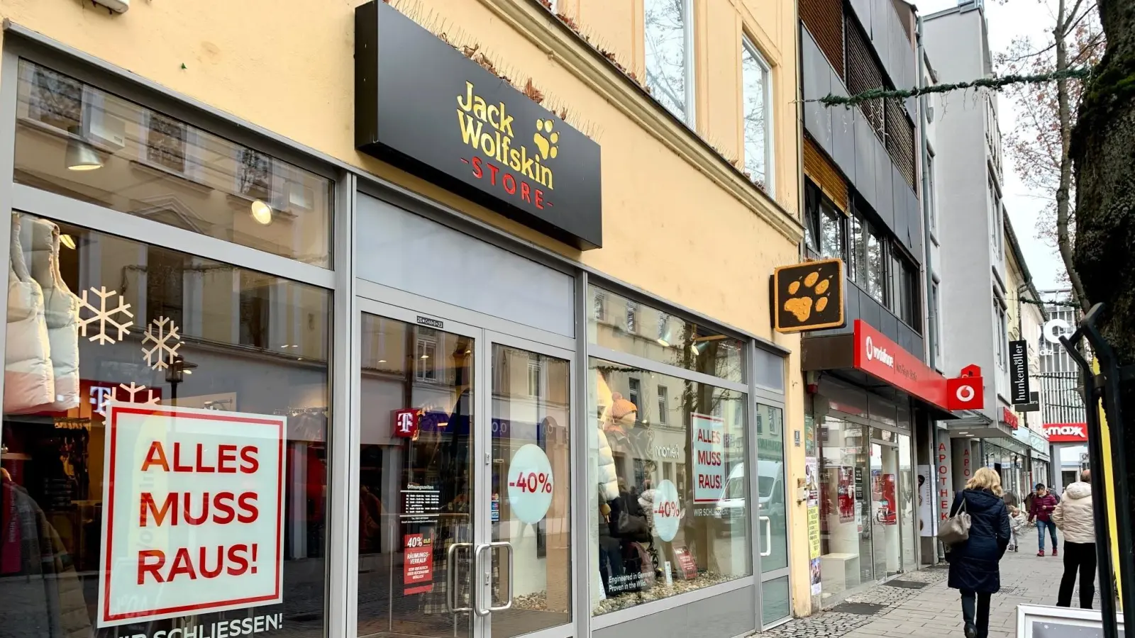 Jack Wolfskin schließt in Weiden. (Bild: srm)