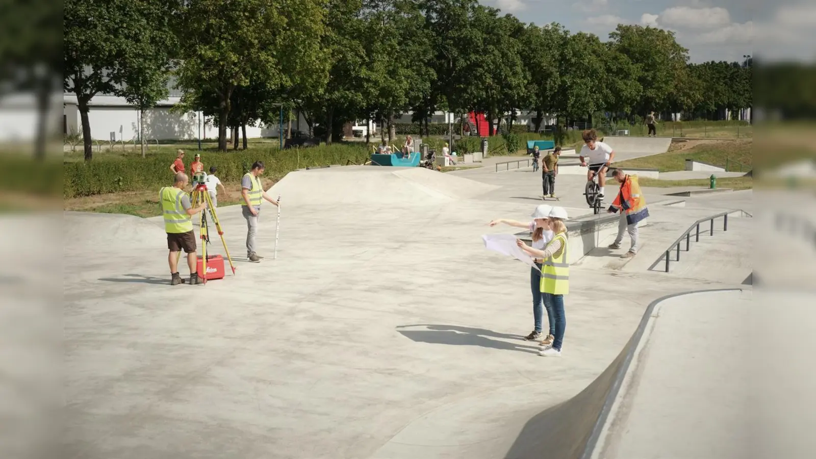 Die Erweiterung des Amberger Skateparks ist Teil des Fotowettbewerbs für Städtebau. (Bild: Stadt Amberg)