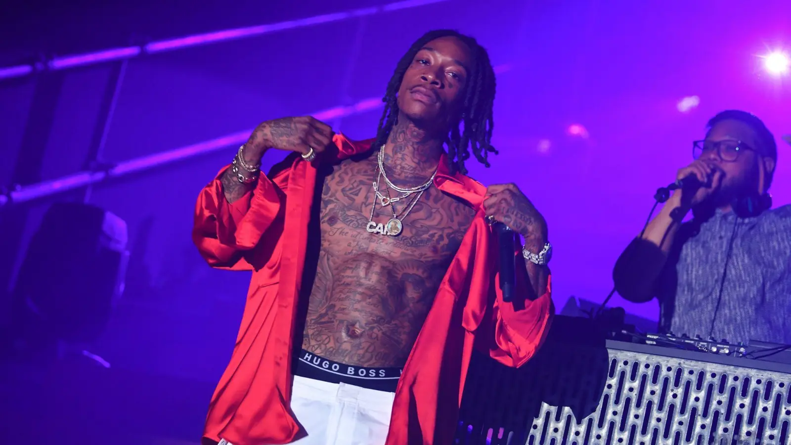 US-Rapper Wiz Khalifa wurde nach einem Konzert in Rumänien festgenommen. (Archivbild) (Bild: Gerald Matzka/dpa-Zentralbild/ZB)