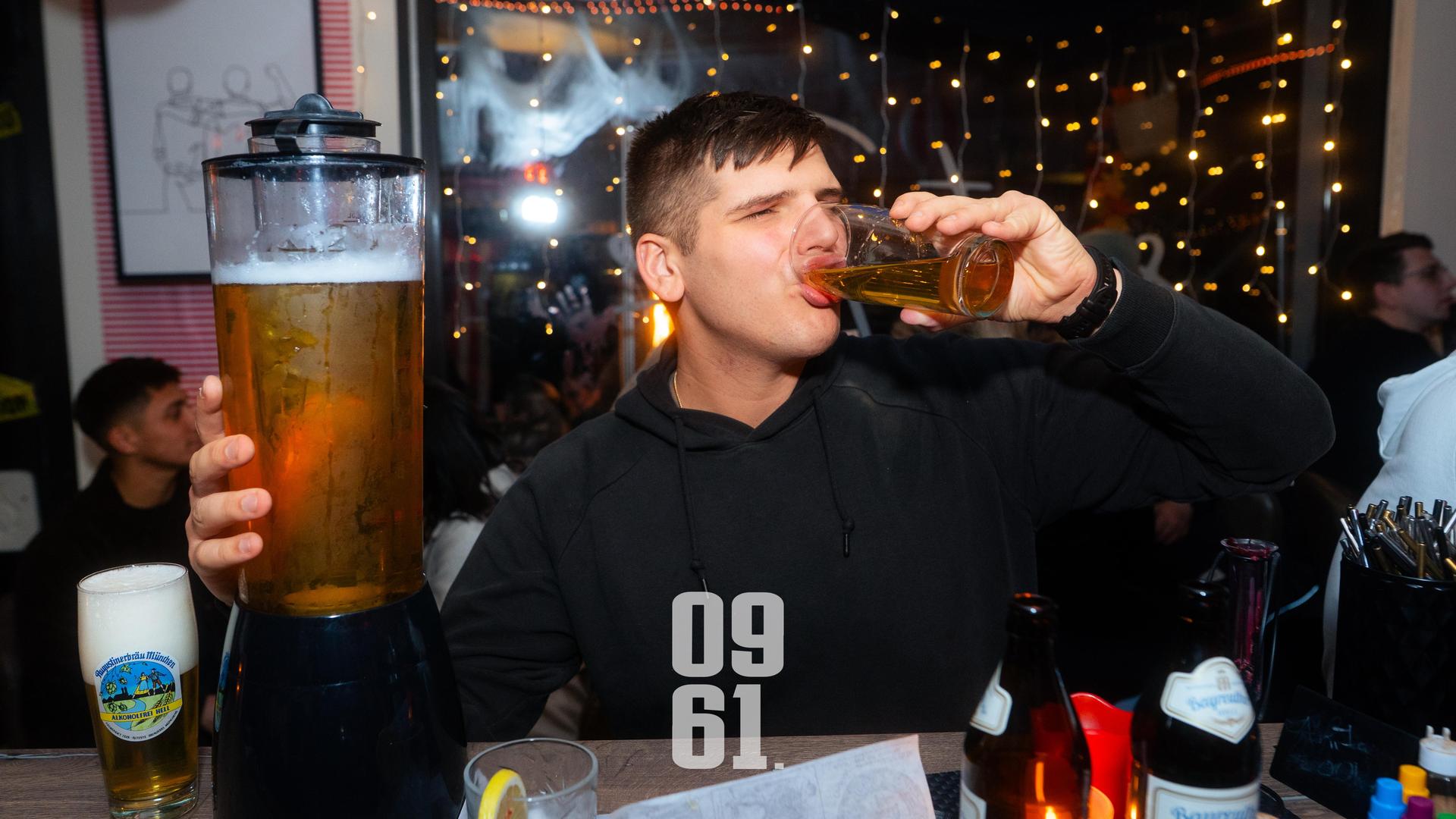 Am Freitag wurde im SantoRino nochmal verspätet Halloween gefeiert! (Bild: Hannes Stock)