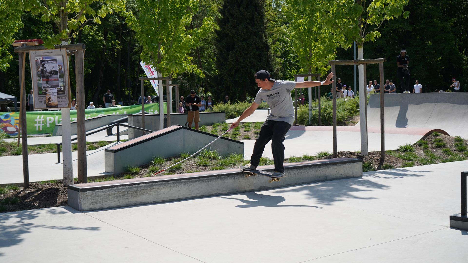 Der 2. Skatecontest in Weiden.  (Bild: mcl)