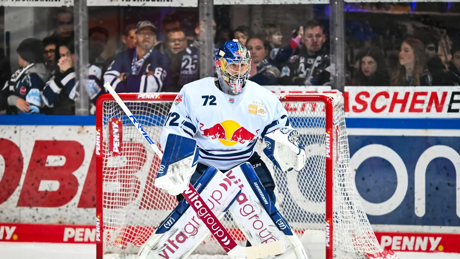 Daniel Allavena komplettiert das Goalie-Trio um Marco Wölfl und Felix Noack. (Bild: EHC Red Bull München / City-Press GmbH)