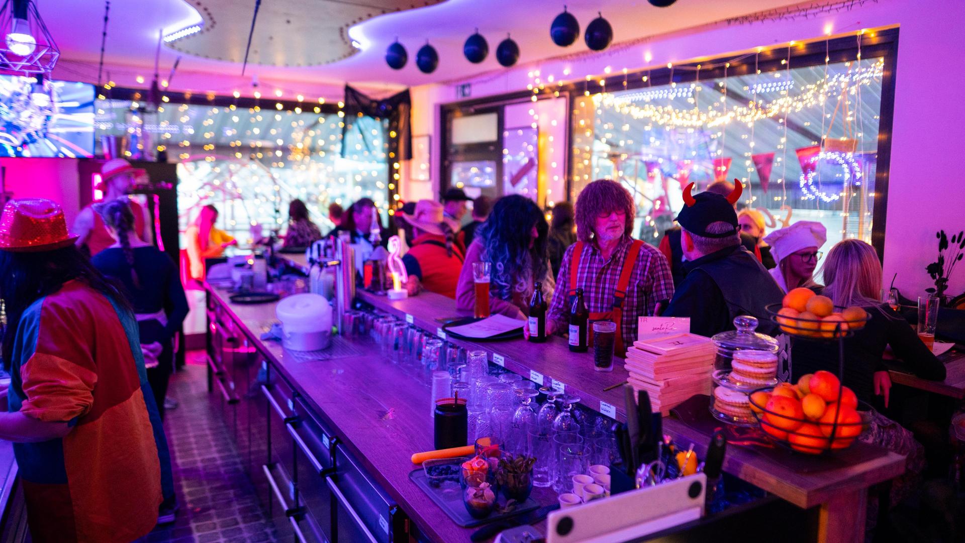 Faschingstreiben im SantoRino. (Bild: Hannes Stock)