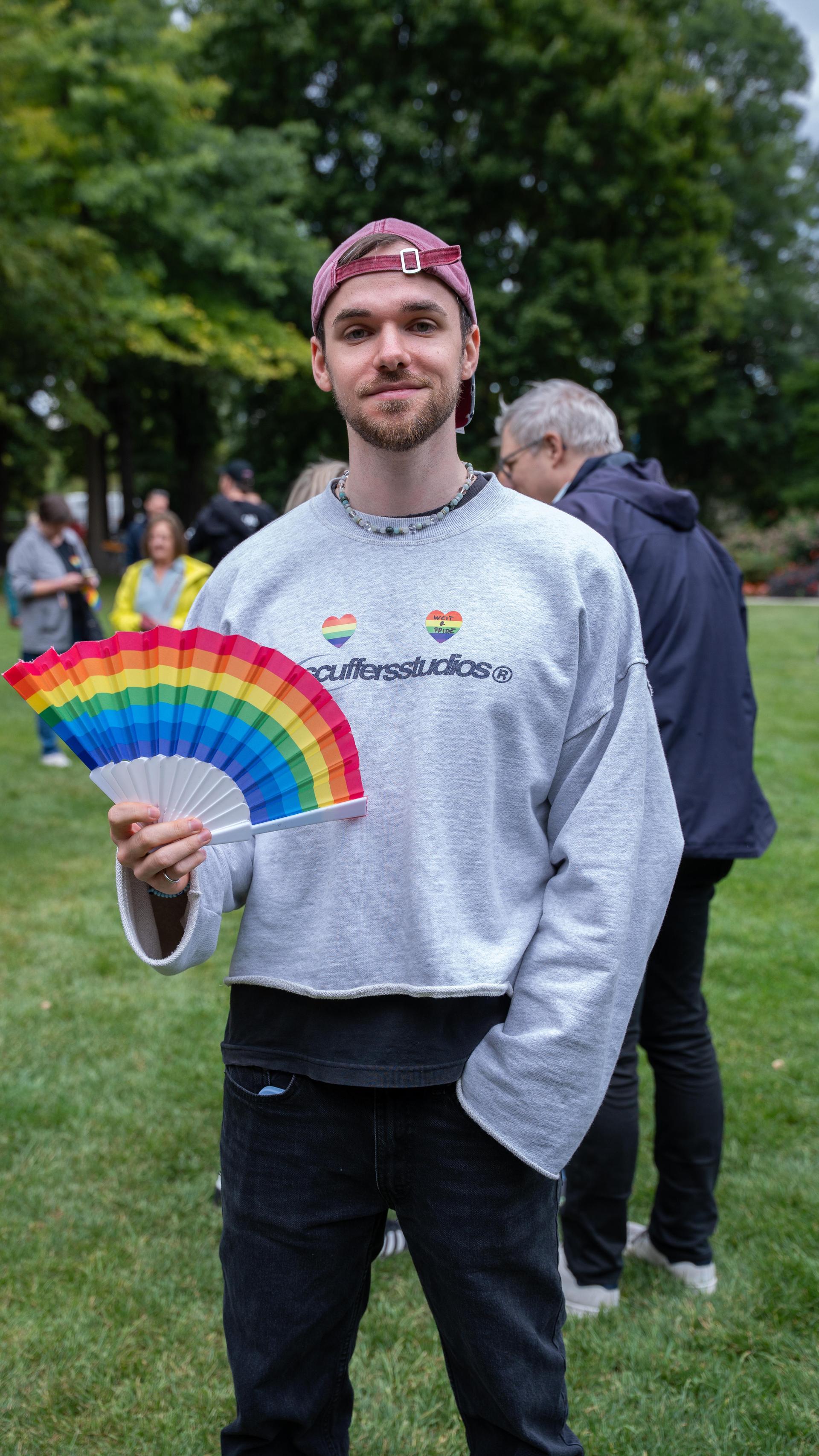 So war der erste CSD in Weiden. (Bild: Marina Gube)