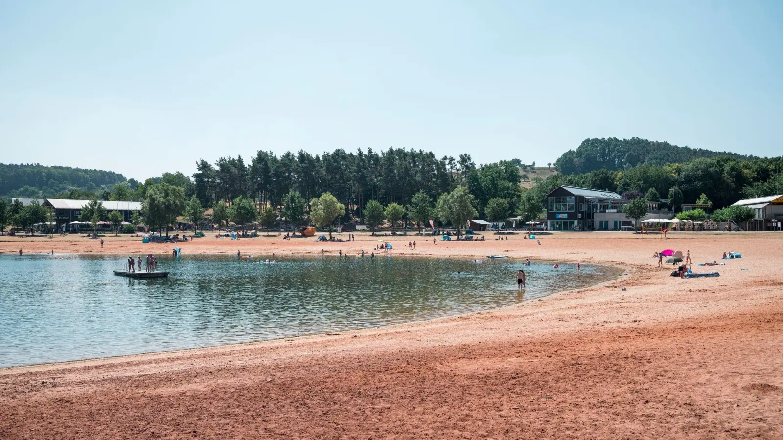 Erneut greift ein Wels einen Schwimmer in der Region an. (Symbolbild: Daniel Vogl/dpa)