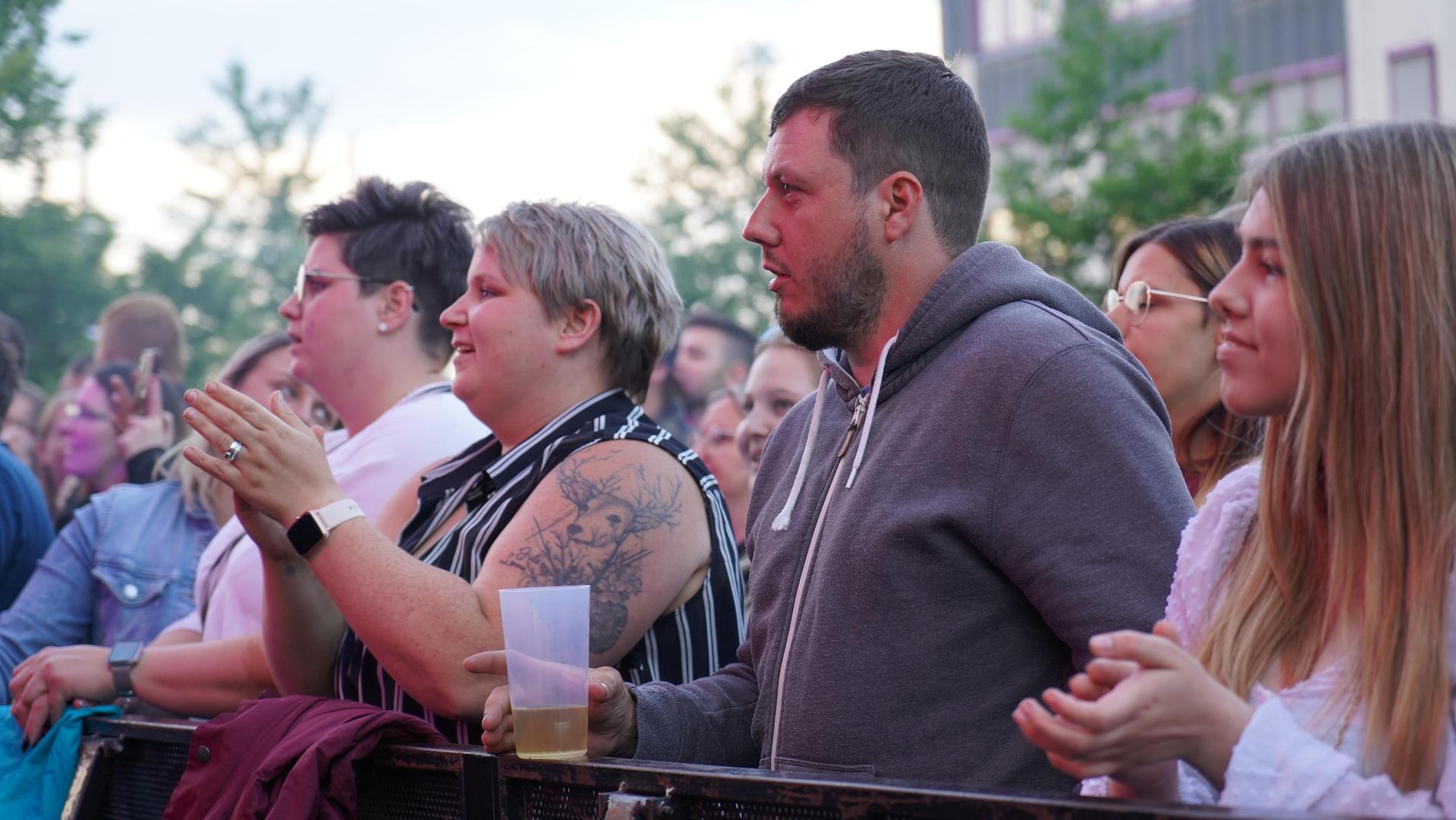 Die österreichische Band „Seiler und Speer” beim Campus Open Air 2023. (Bild: mcl)