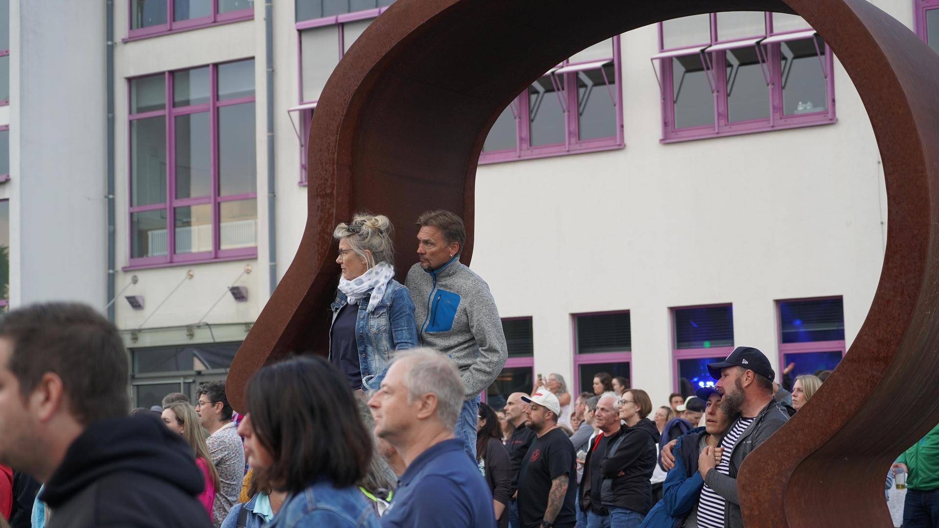 Die österreichische Band „Seiler und Speer” beim Campus Open Air 2023. (Bild: mcl)