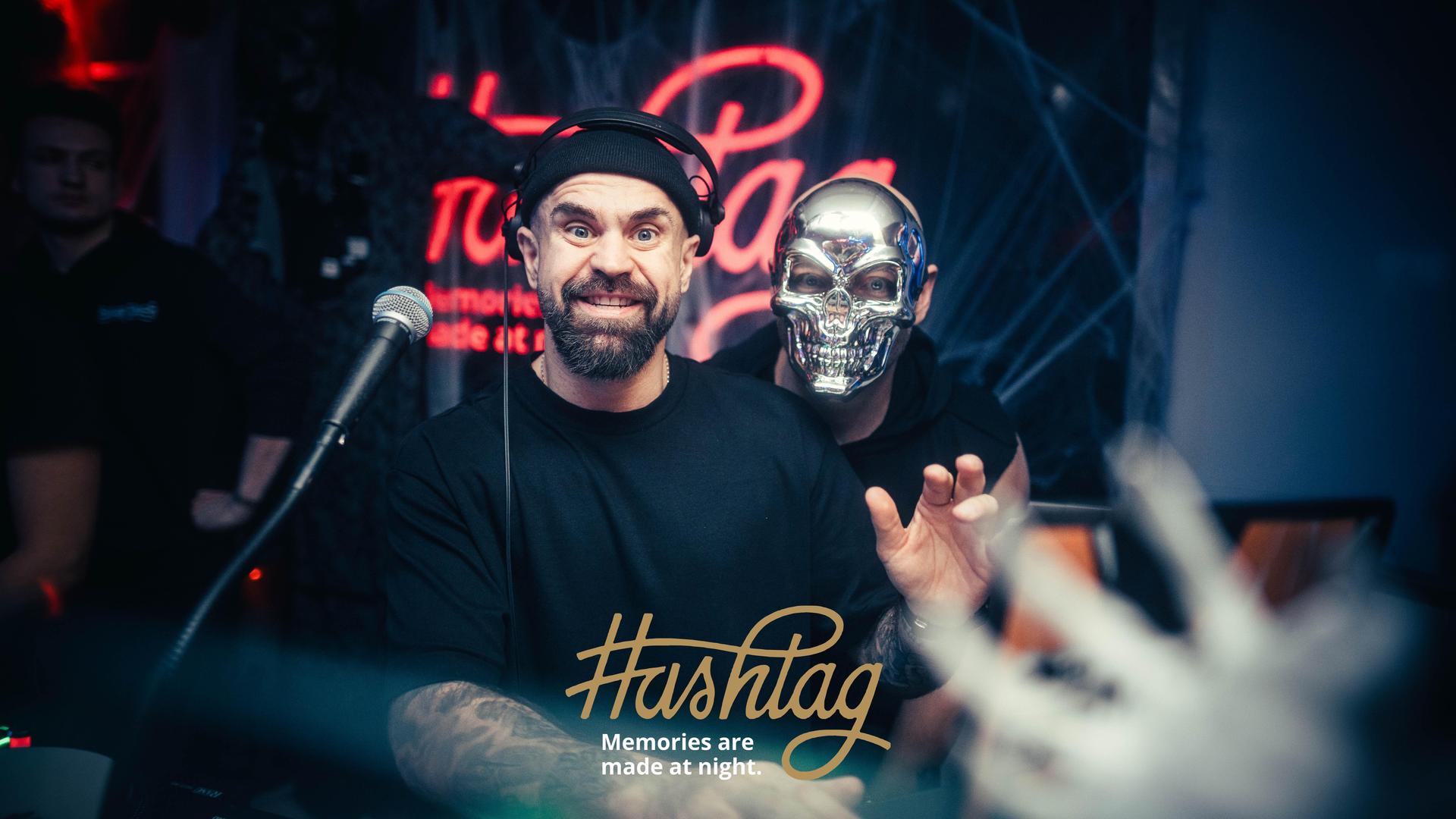 Halloween-Party im Hashtag.  (Bild: Sebastian Reiter)