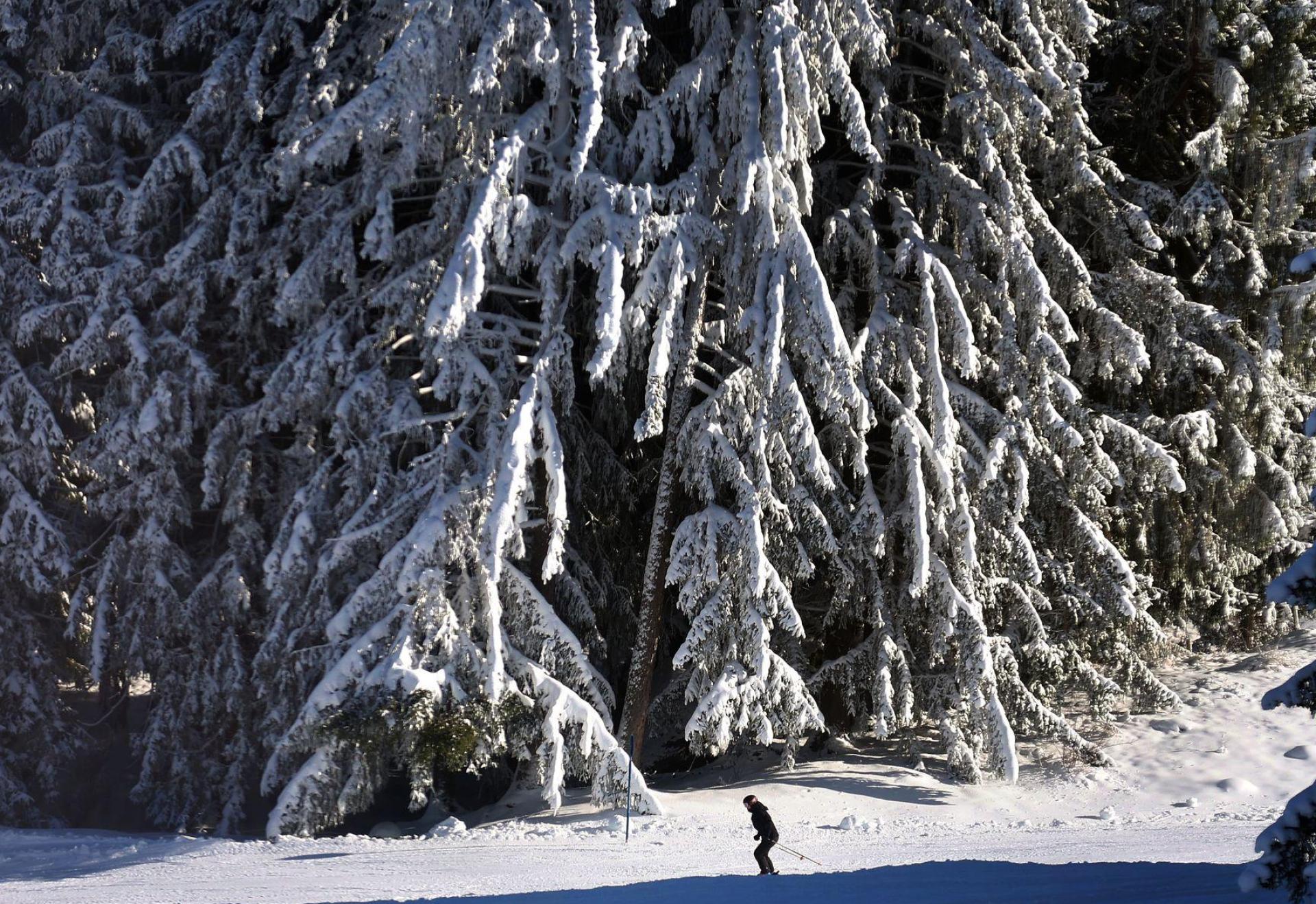 Verglichen mit früheren Jahren fällt nicht nur weniger Schnee, er schmilzt auch schneller dahin. (Archivbild) (Bild: Karl-Josef Hildenbrand/dpa)