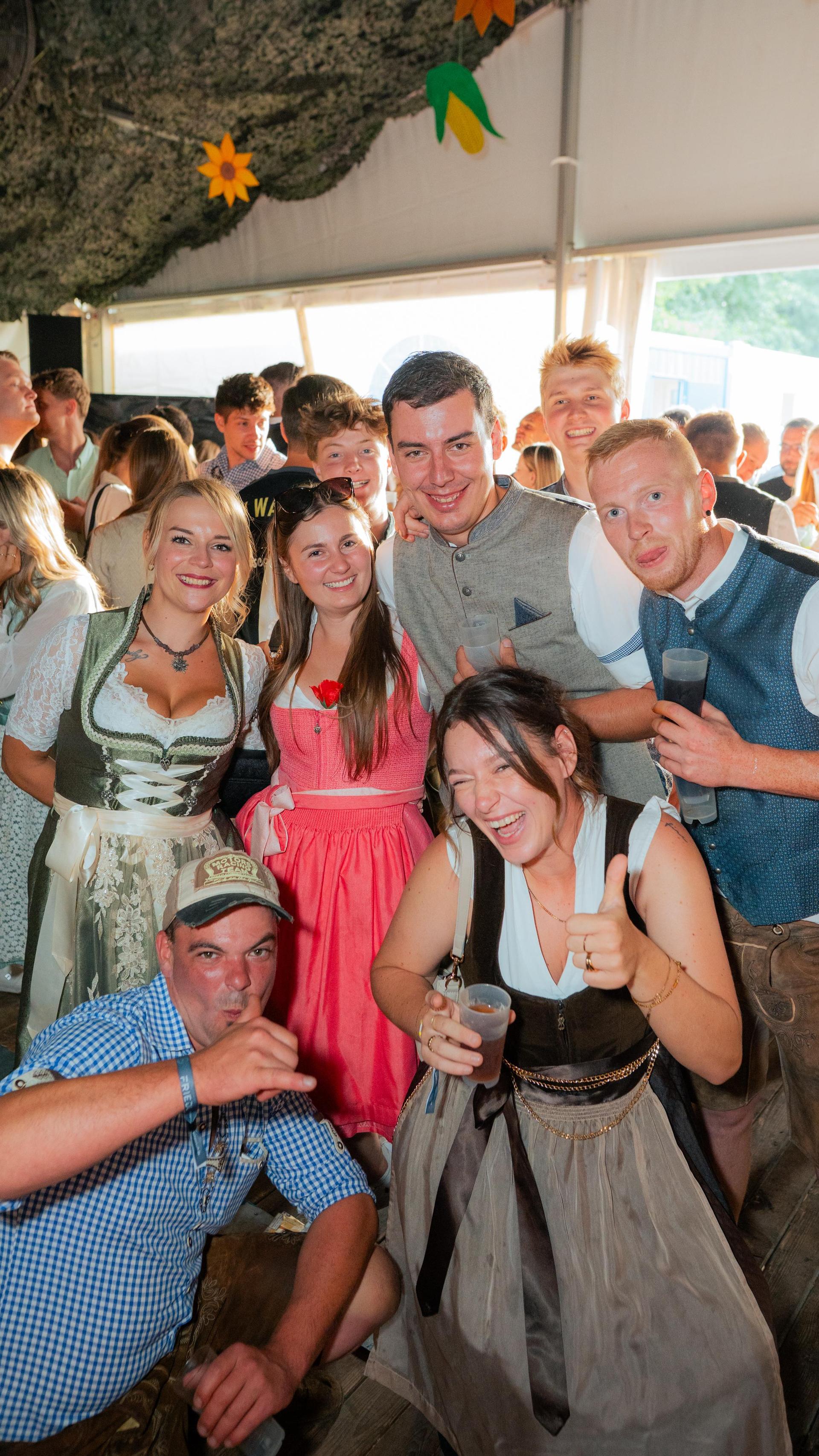 Das Finale der Kirwa in Floss. (Bild: Hannes Stock)