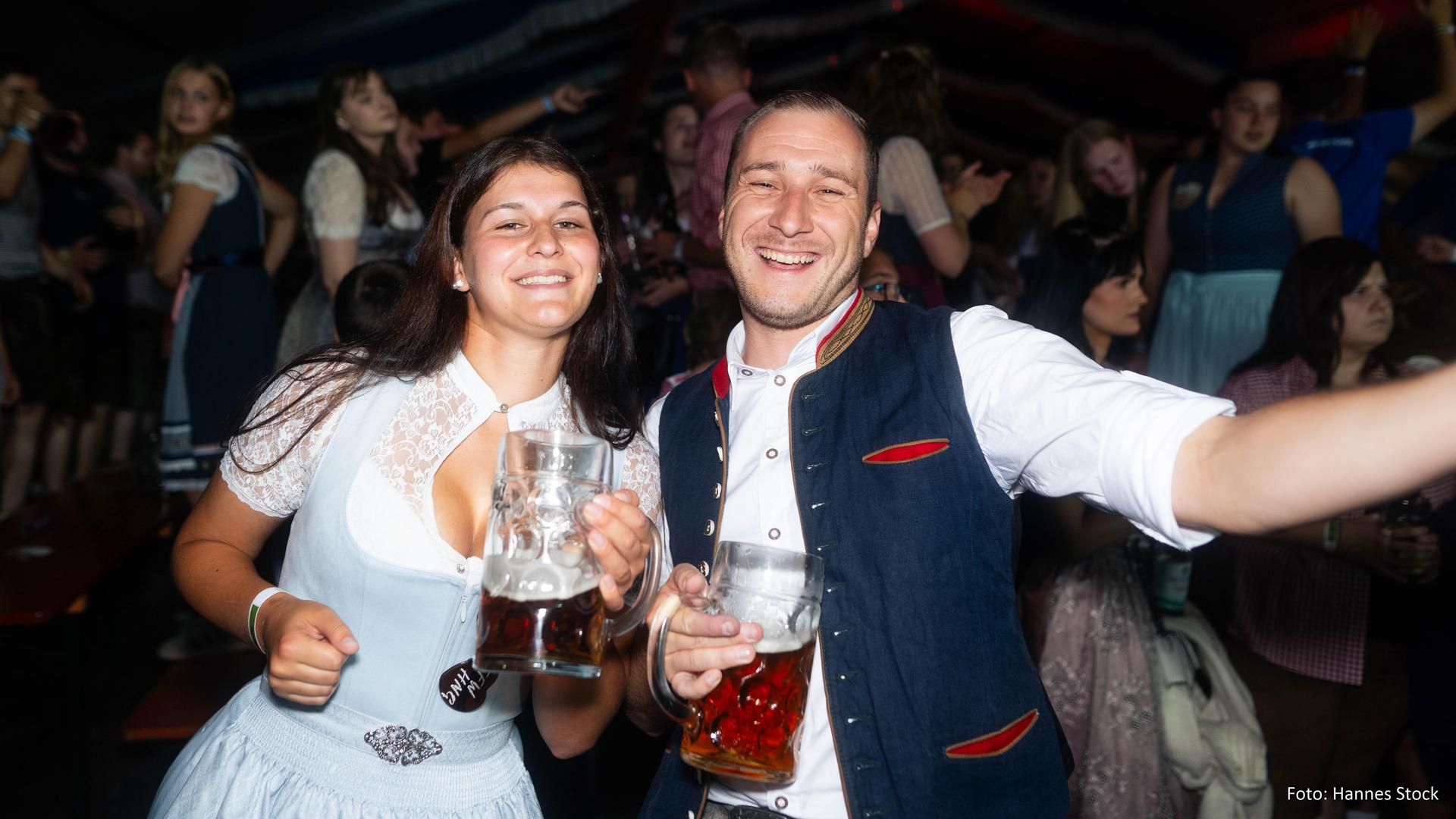 Das war die Flosser Kirwa am Samstag.  (Bild: Hannes Stock )