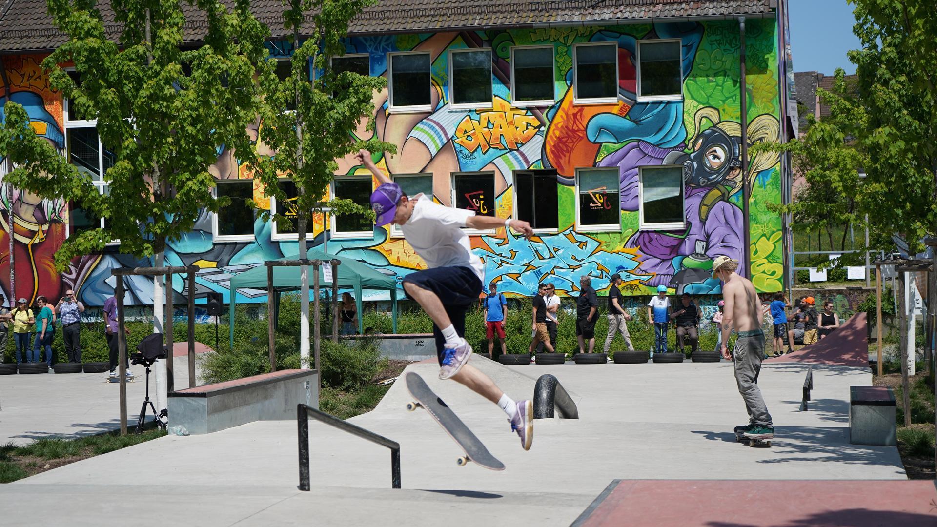 Der 2. Skatecontest in Weiden.  (Bild: mcl)