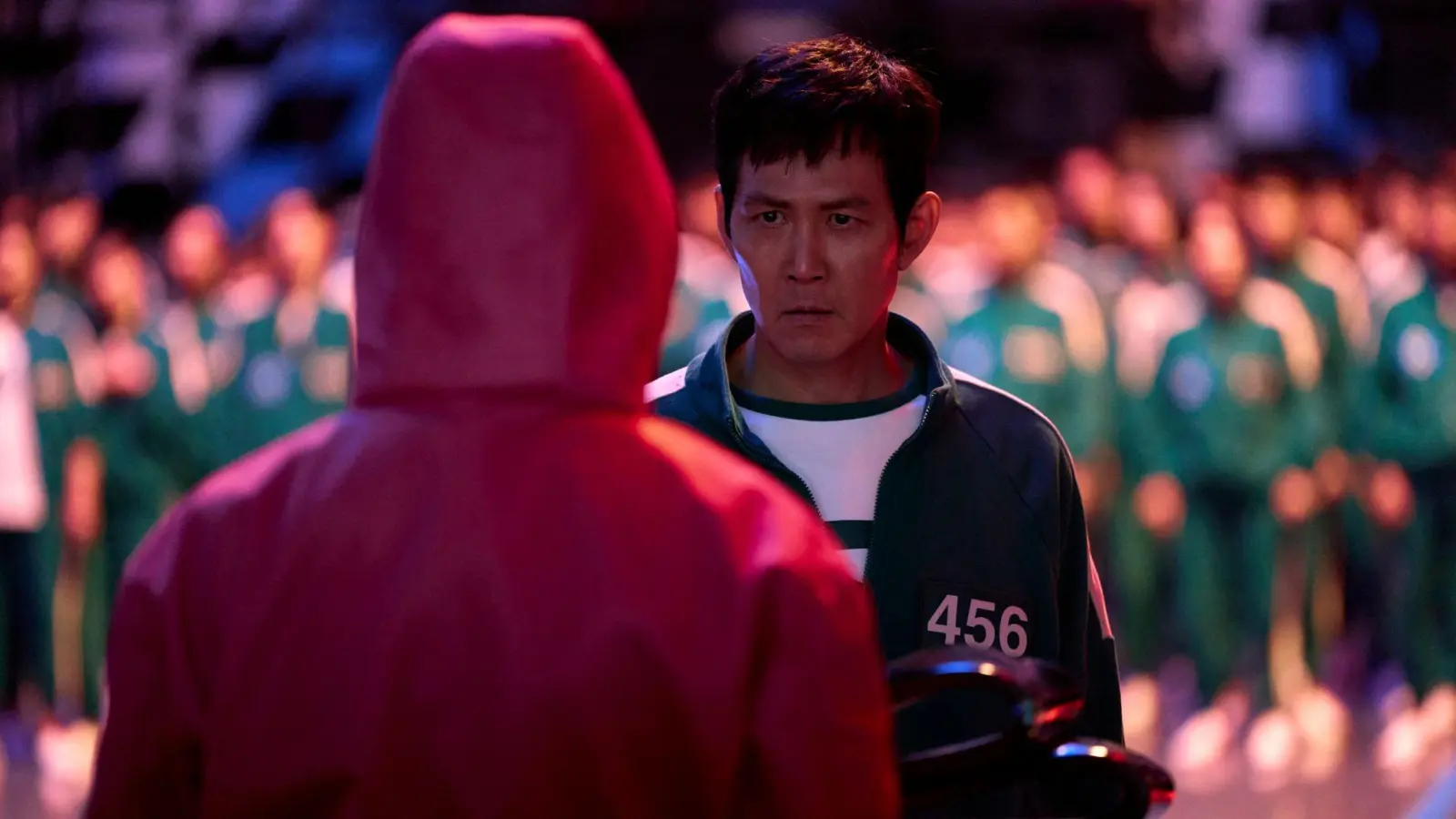 Lee Jung-jae als Seong Gi-hun will den „Squid Game“-Machern in Staffel 2 das Handwerk legen.  (Bild: No Ju-Han/Netflix/dpa)