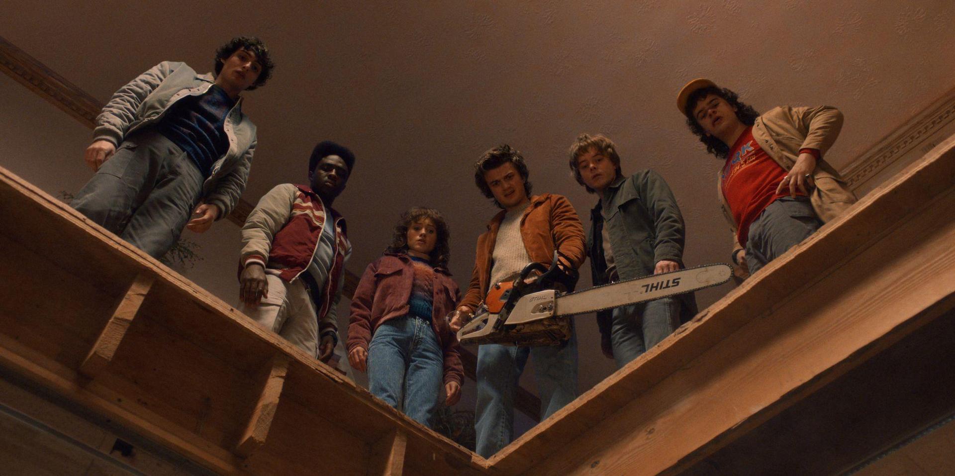 Die Freunde aus Hawkins machen in der letzten „Stranger Things“-Staffel Jagd auf den bösartigen Vecna. (Bild: -/Netflix/dpa)