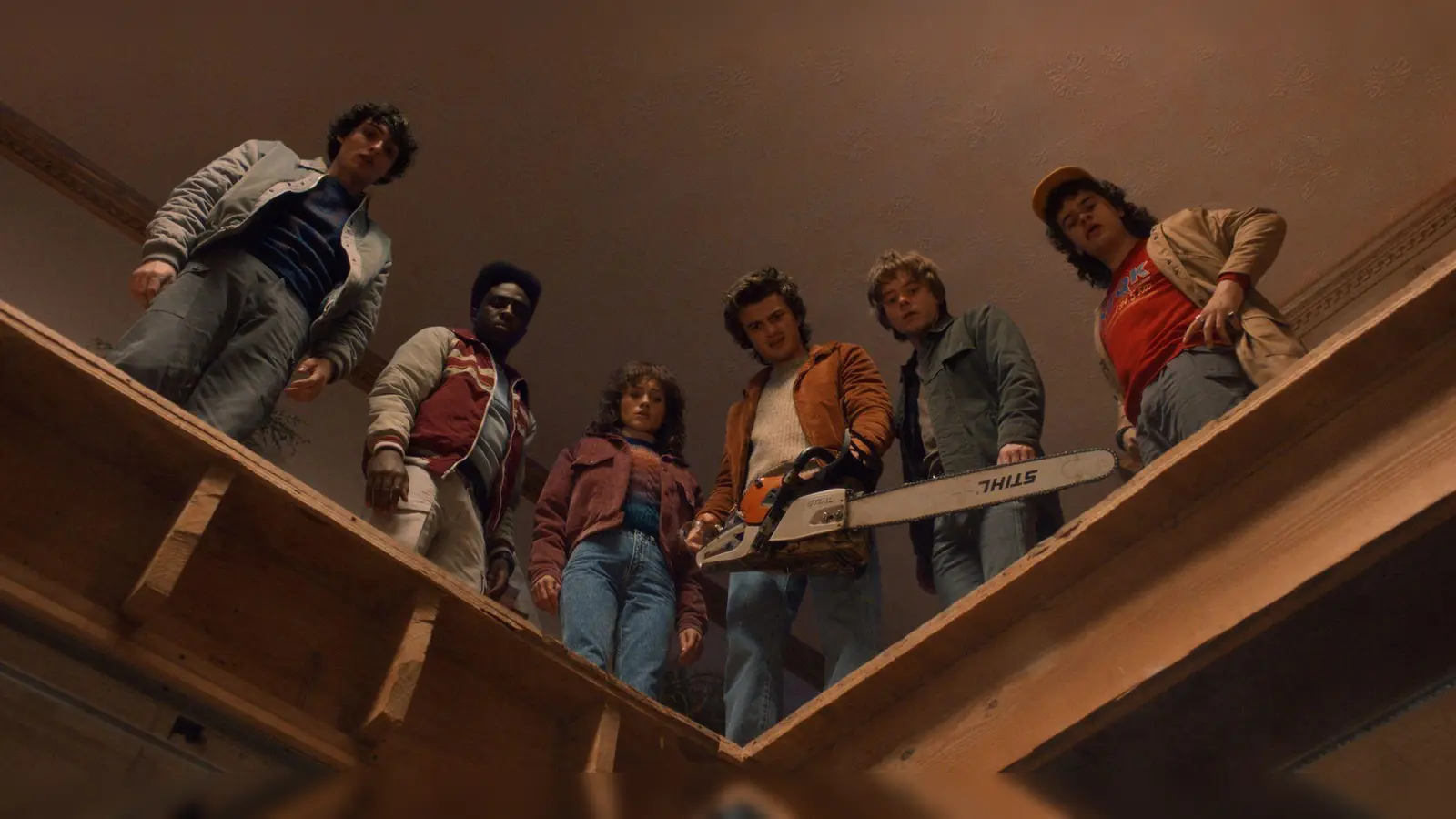 Die Freunde aus Hawkins machen in der letzten „Stranger Things“-Staffel Jagd auf den bösartigen Vecna. (Bild: -/Netflix/dpa)