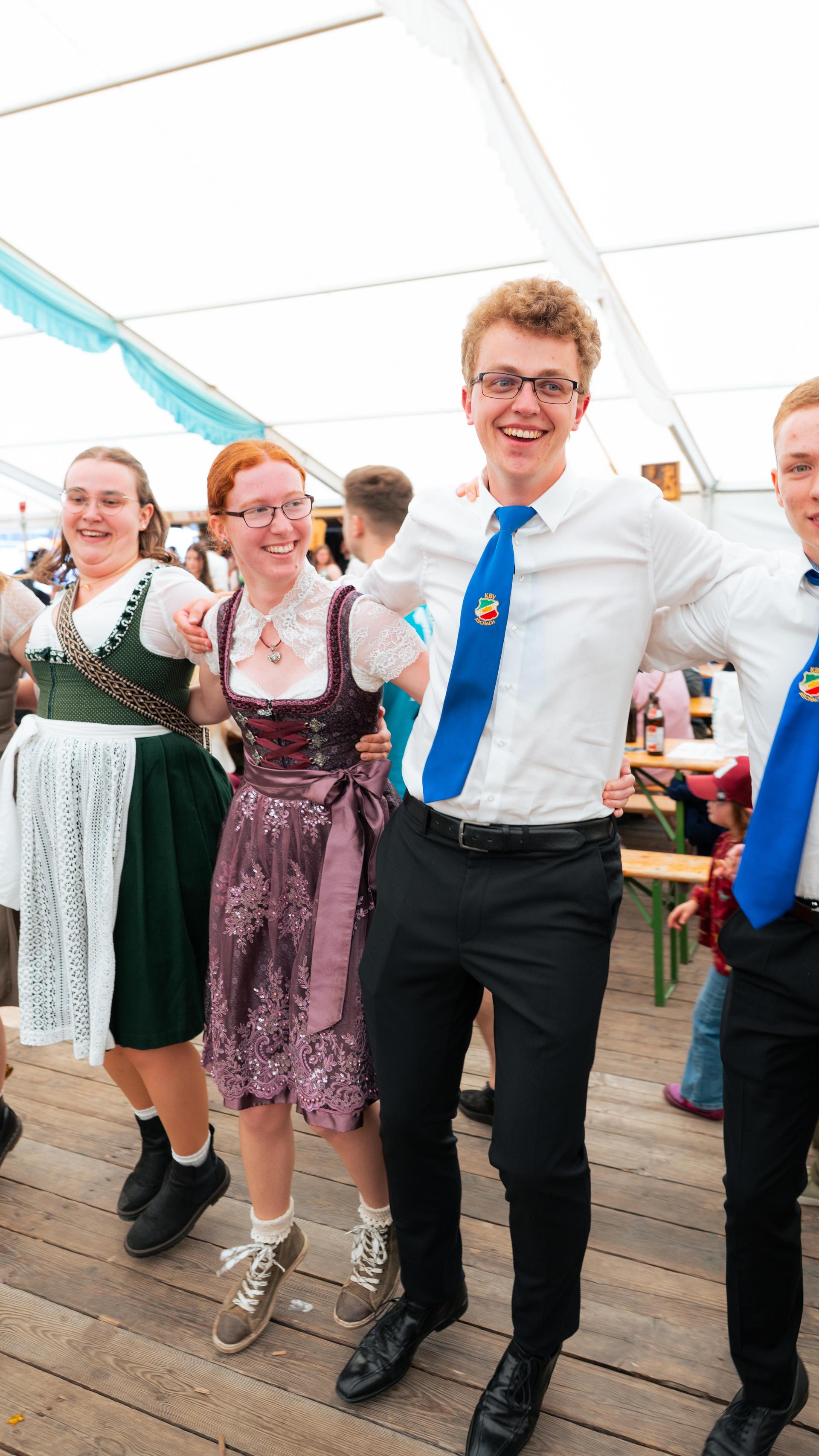 Der Burschenverein Parkstein feierte ein rauschendes Fest. (Bild: Hannes Stock)