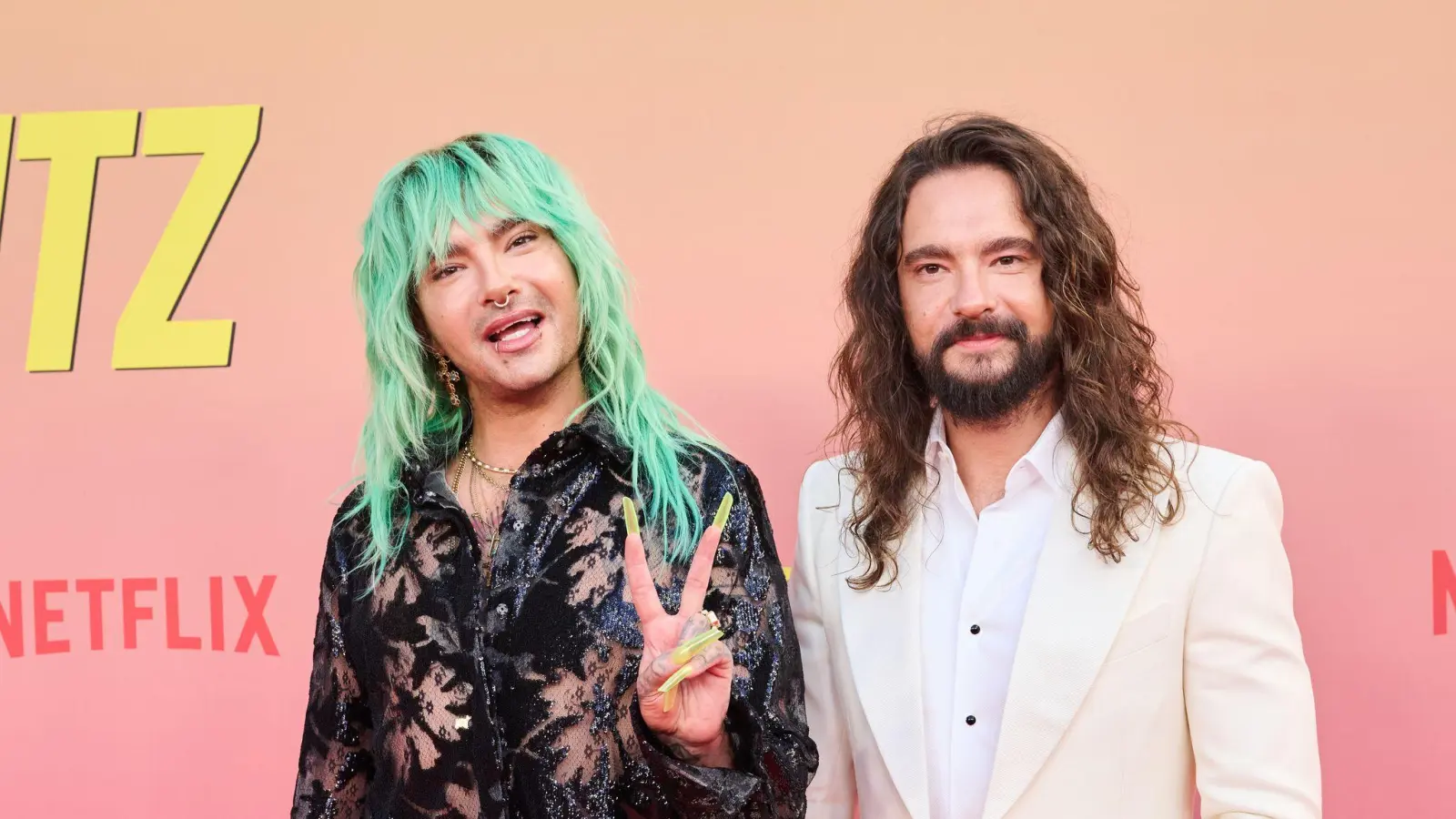 Bill und Tom Kaulitz bekommen eine dritte Staffel ihrer Netflix-Serie „Kaulitz &amp; Kaulitz“. (Archivbild) (Bild: Annette Riedl/dpa)