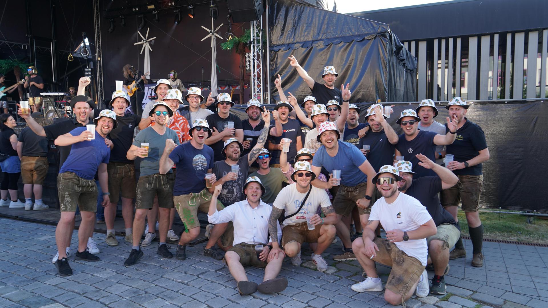 Am Freitagabend spielten „Dicht und Ergreifend” auf dem Campus Open Air. (Bild: mcl)