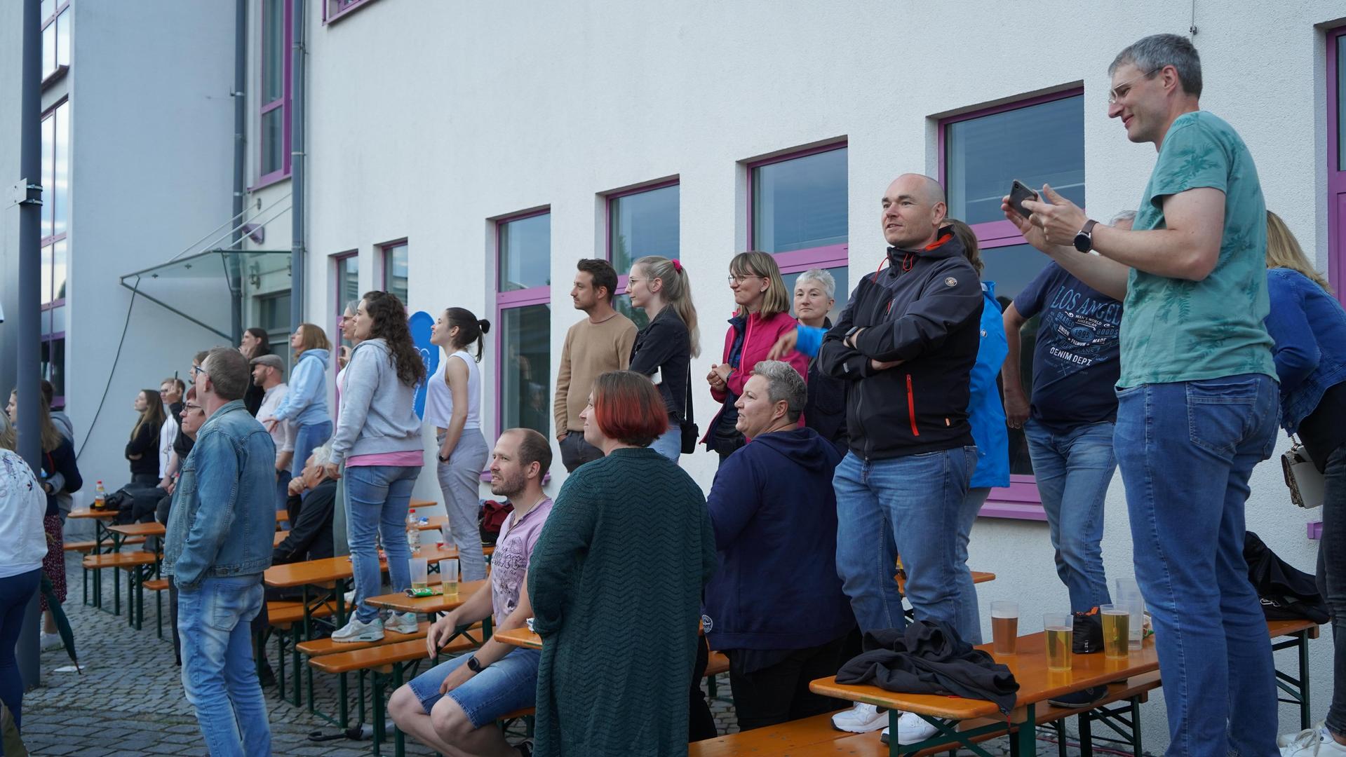 Die österreichische Band „Seiler und Speer” beim Campus Open Air 2023. (Bild: mcl)