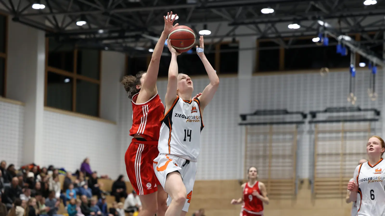 Die Regionalliga-Basketballerinnen der DJK Neustadt (im Bild Sara Hennig) wollen gegen Nördlingen die kleine Hoffnung auf den Klassenerhalt am Leben halten. (Bild: Dieter Jäschke)