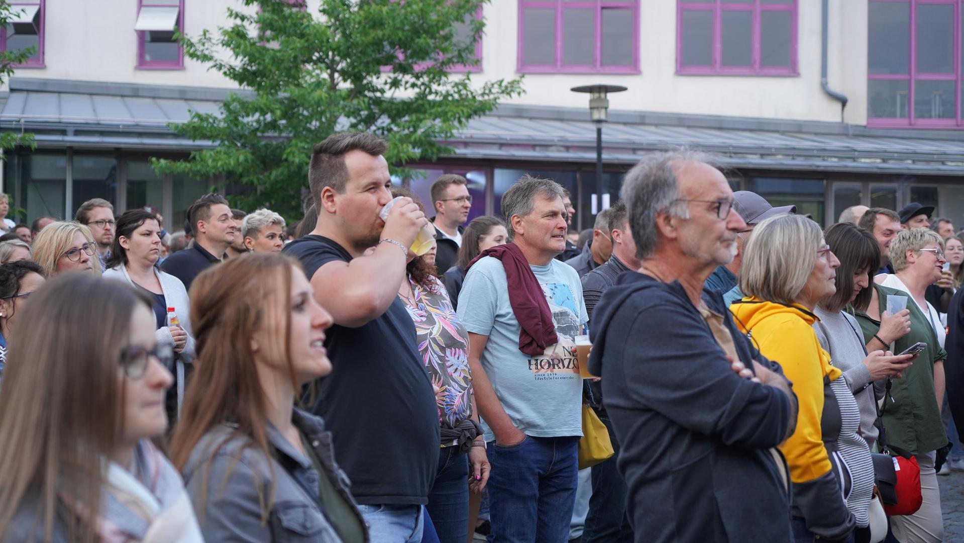 Die österreichische Band „Seiler und Speer” beim Campus Open Air 2023. (Bild: mcl)