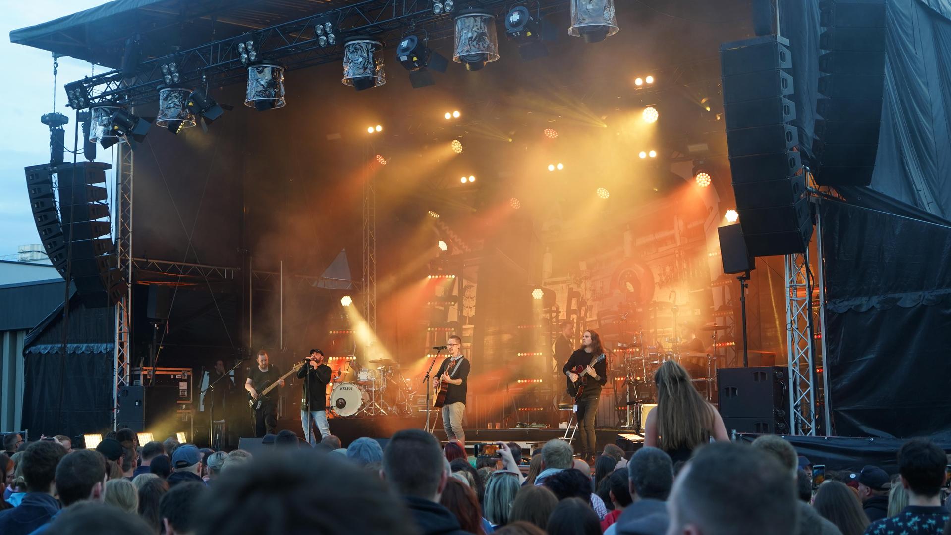 Die österreichische Band „Seiler und Speer” beim Campus Open Air 2023. (Bild: mcl)