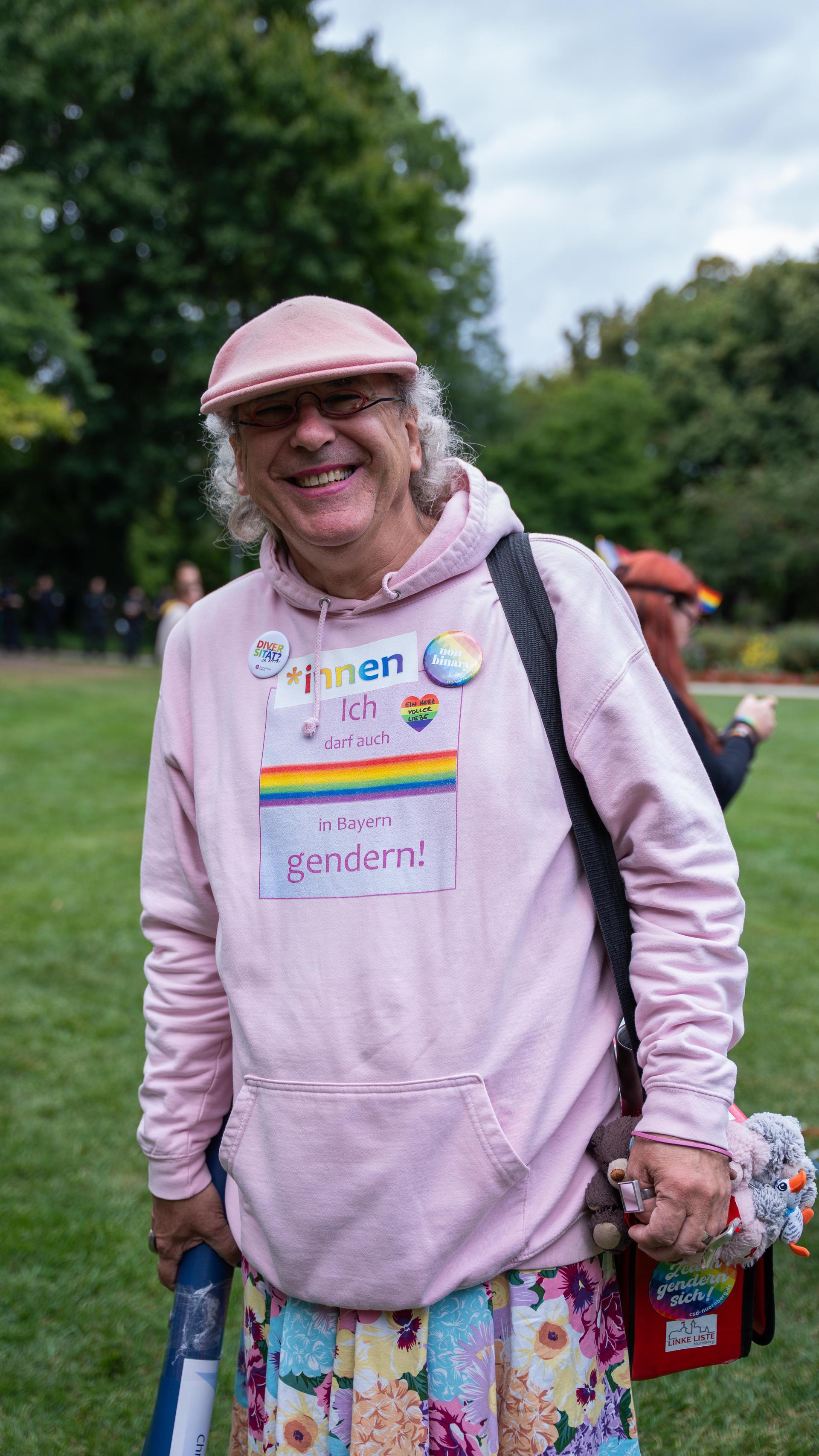 So war der erste CSD in Weiden. (Bild: Marina Gube)