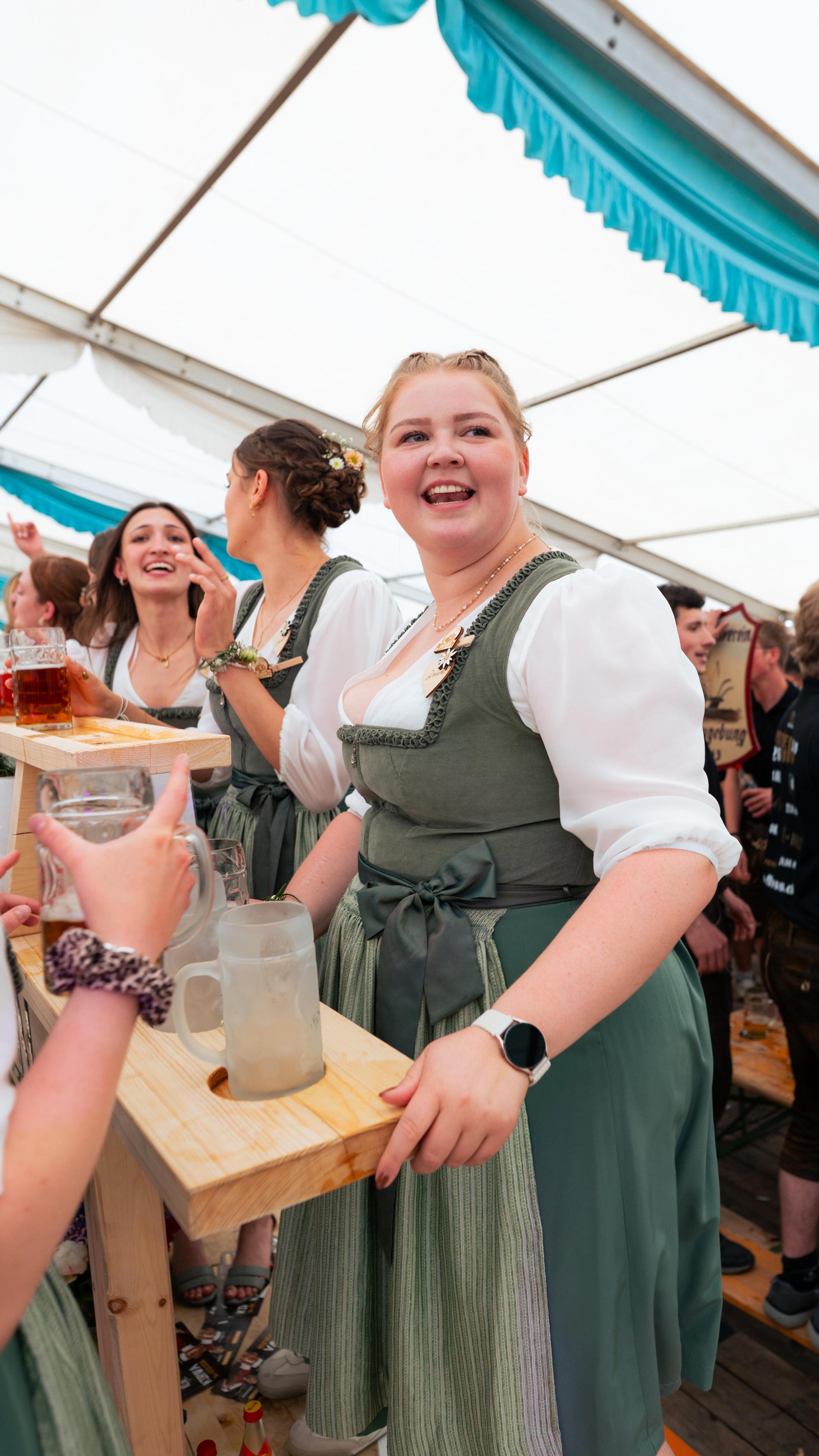 Der Burschenverein Parkstein feierte ein rauschendes Fest. (Bild: Hannes Stock)