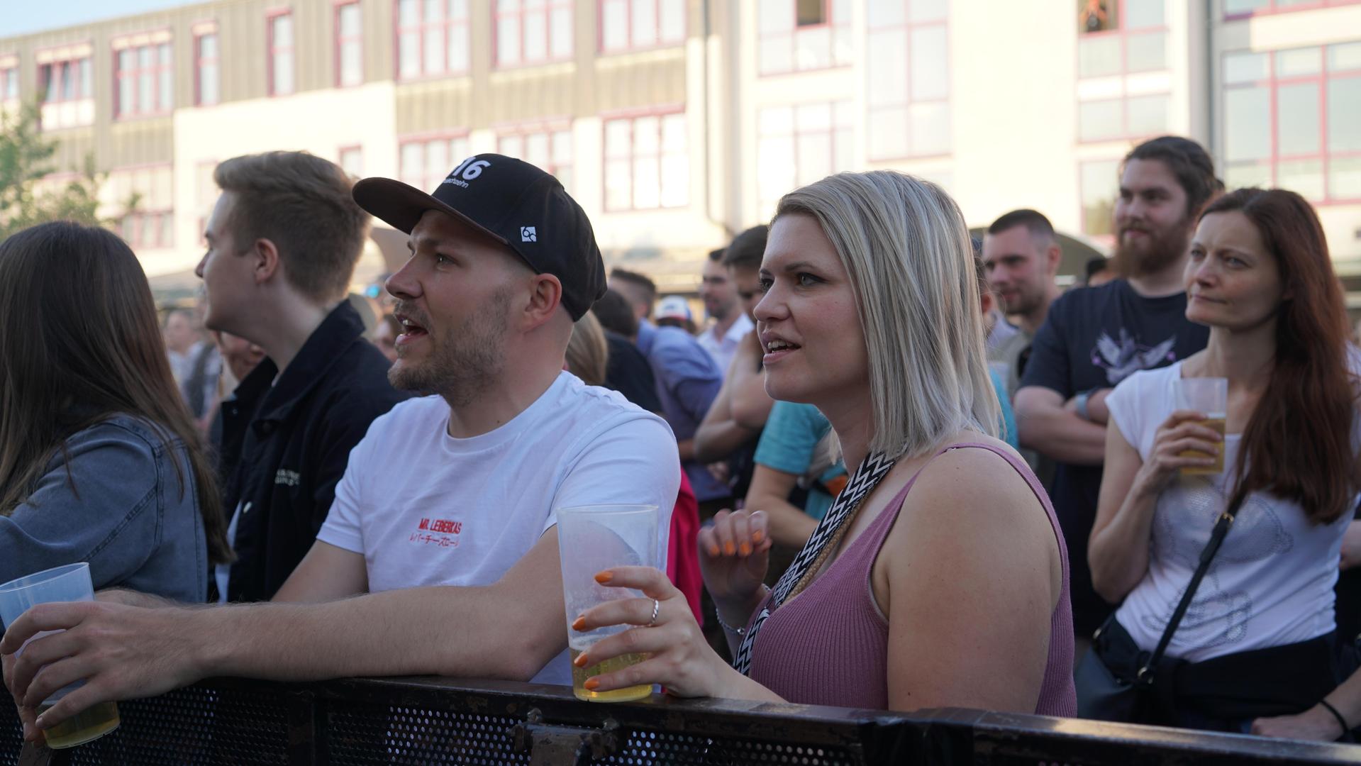 Am Freitagabend spielten „Dicht und Ergreifend” auf dem Campus Open Air. (Bild: mcl)