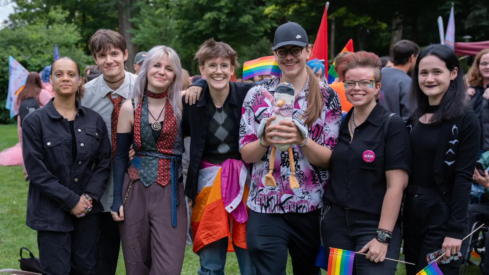 So war der erste CSD in Weiden. (Bild: Marina Gube)