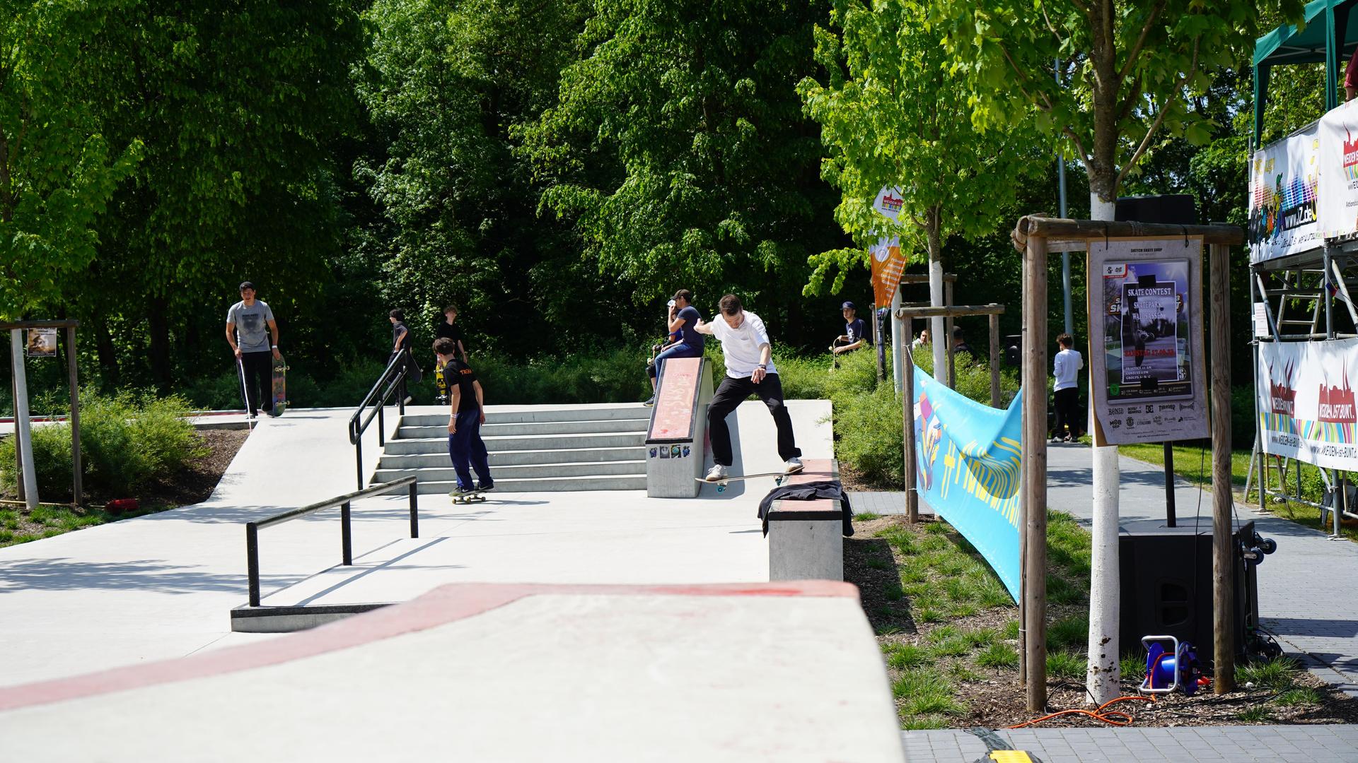 Der 2. Skatecontest in Weiden.  (Bild: mcl)