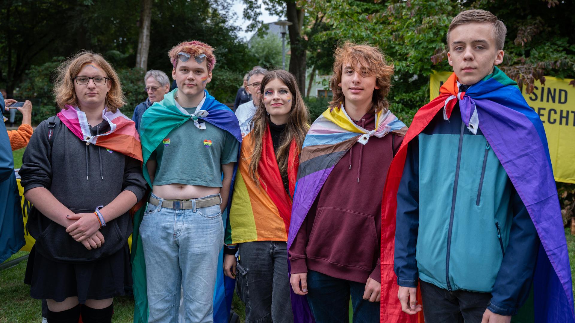 So war der erste CSD in Weiden. (Bild: Marina Gube)