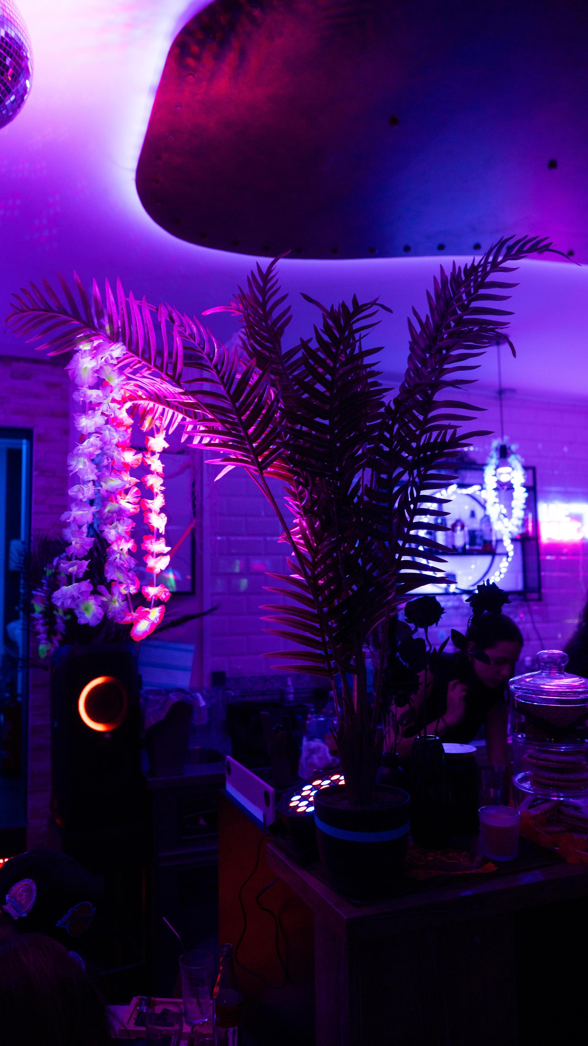 „Neon Beach Night” war das Motto bei der Party am Samstag in der SantoRino-Bar. (Bild: Hannes Stock)