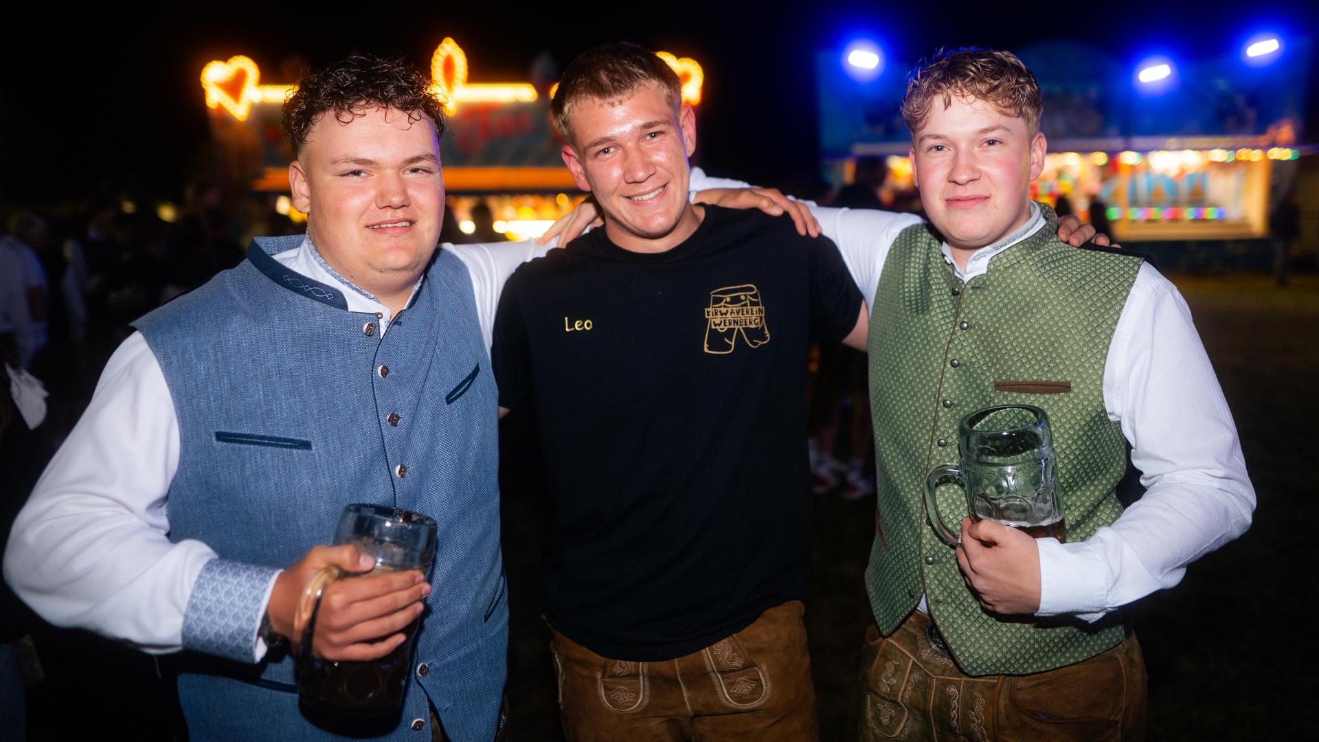 Wernberg feiert Kirwa, die Stoapfälzer Spitzbuam liefern die Musik zum Fest. (Bild: Hannes Stock)