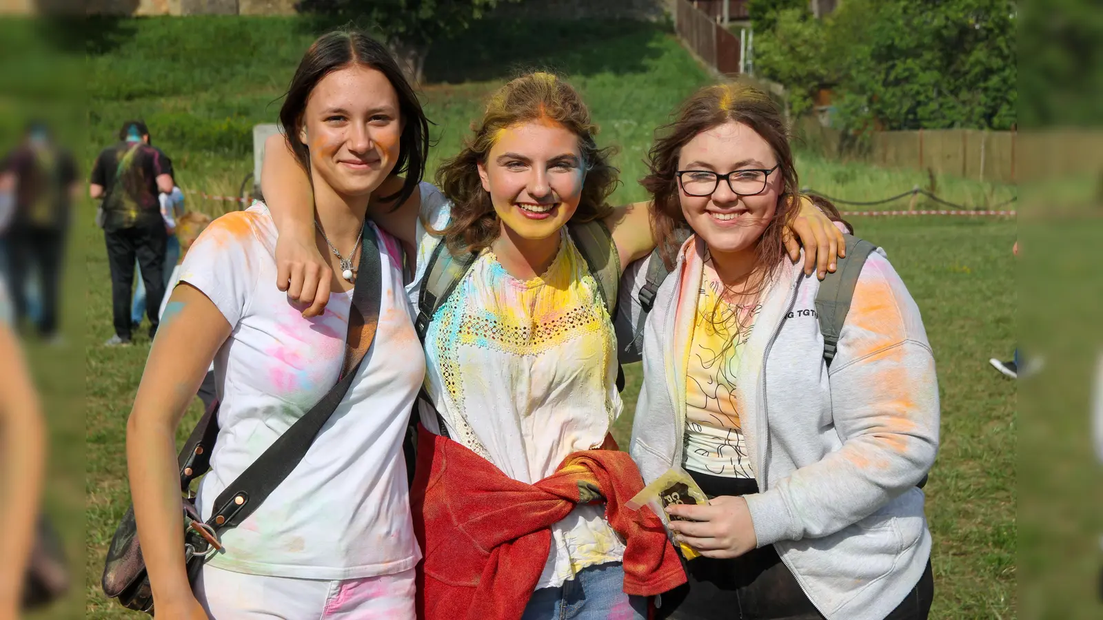 So war das Holi-Festival in Mantel. (Bild: Lea Stecher)